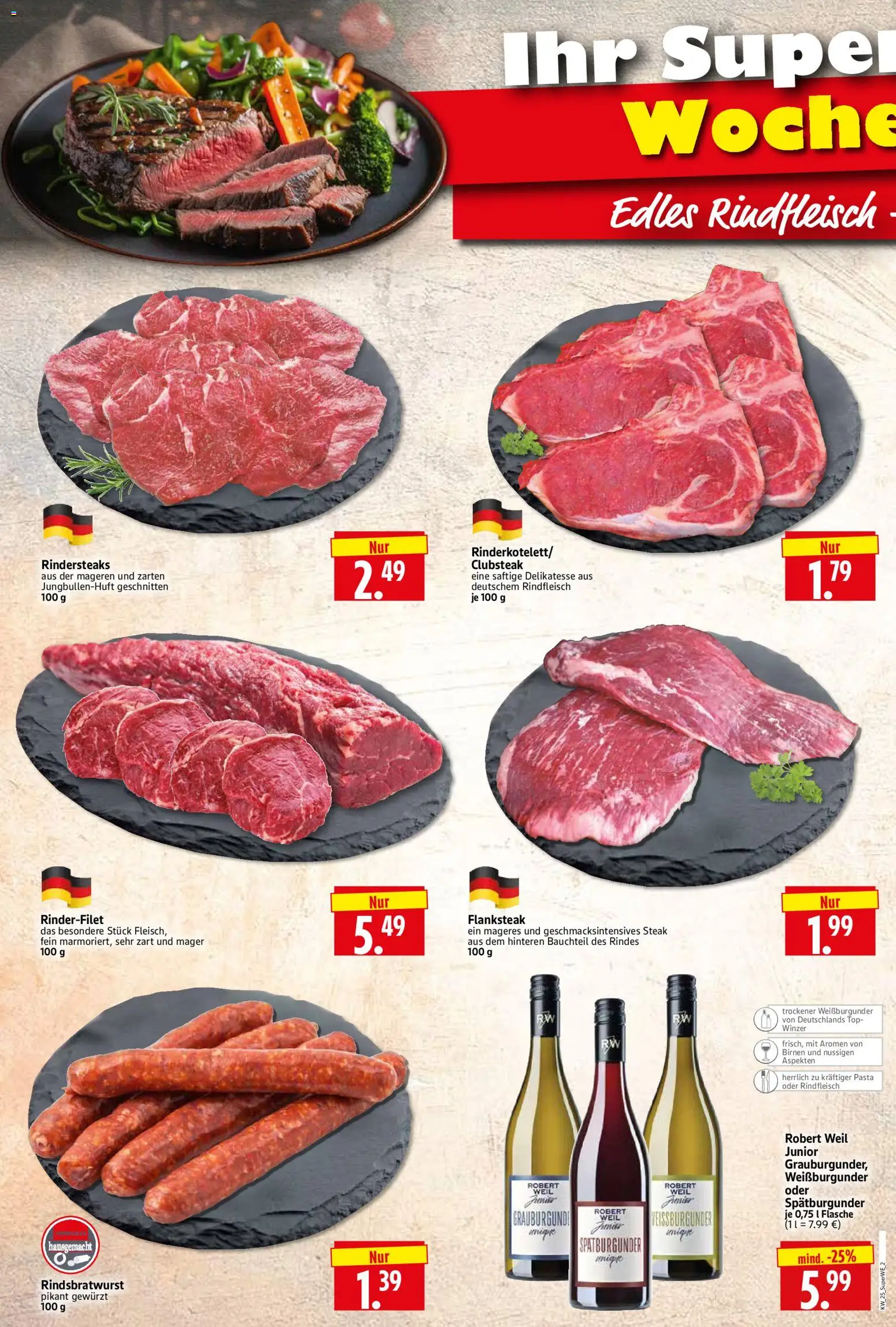 HERKULES Sonderbeilage – gültig ab 18.06.2026 | Seite: 2 | Produkte: Top, Rinderfilet, Rindfleisch, Steak