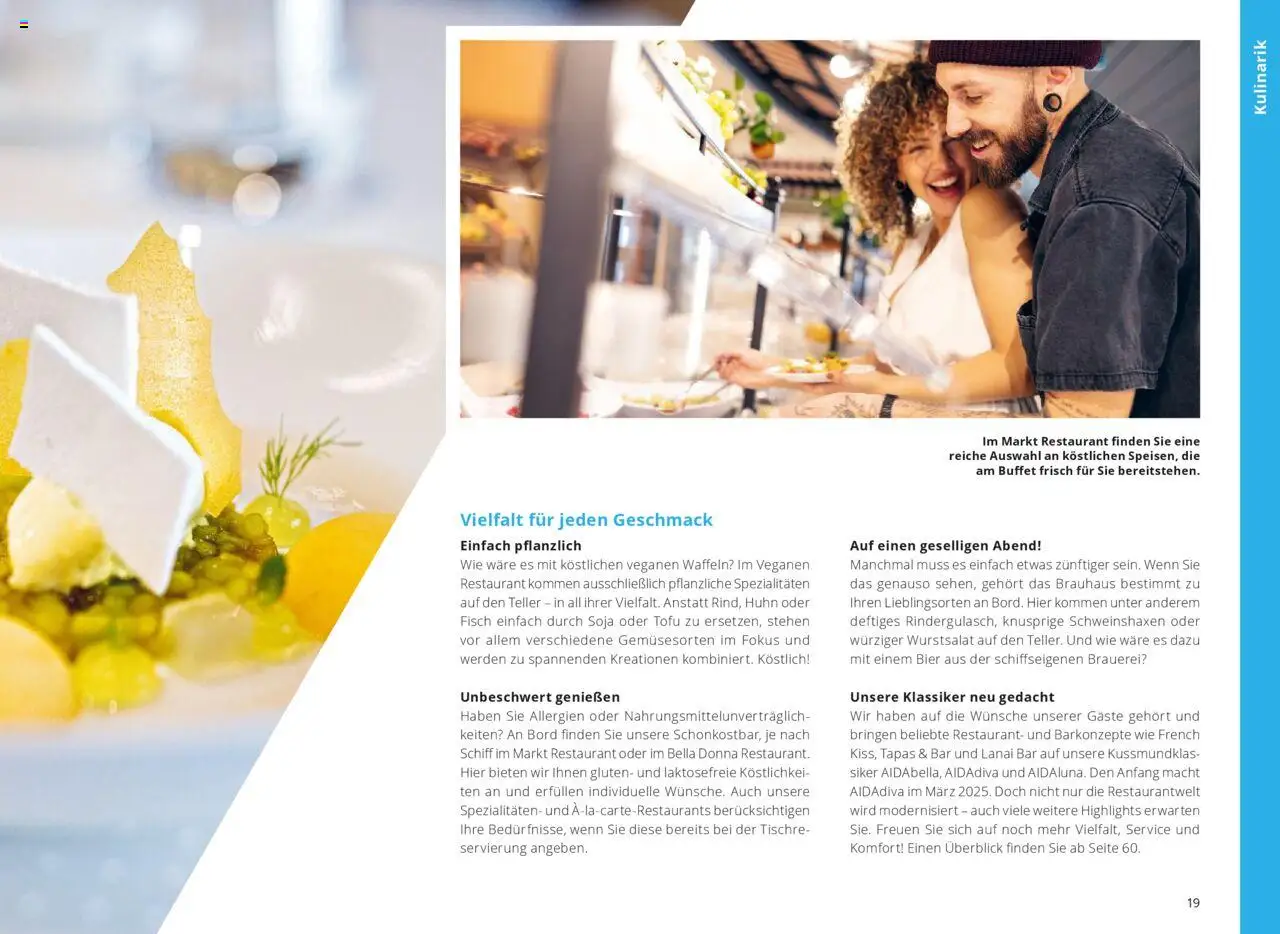 Aida Katalog – gültig ab 01.10.2025 | Seite: 20 | Produkte: Bier, Waffeln, Fisch