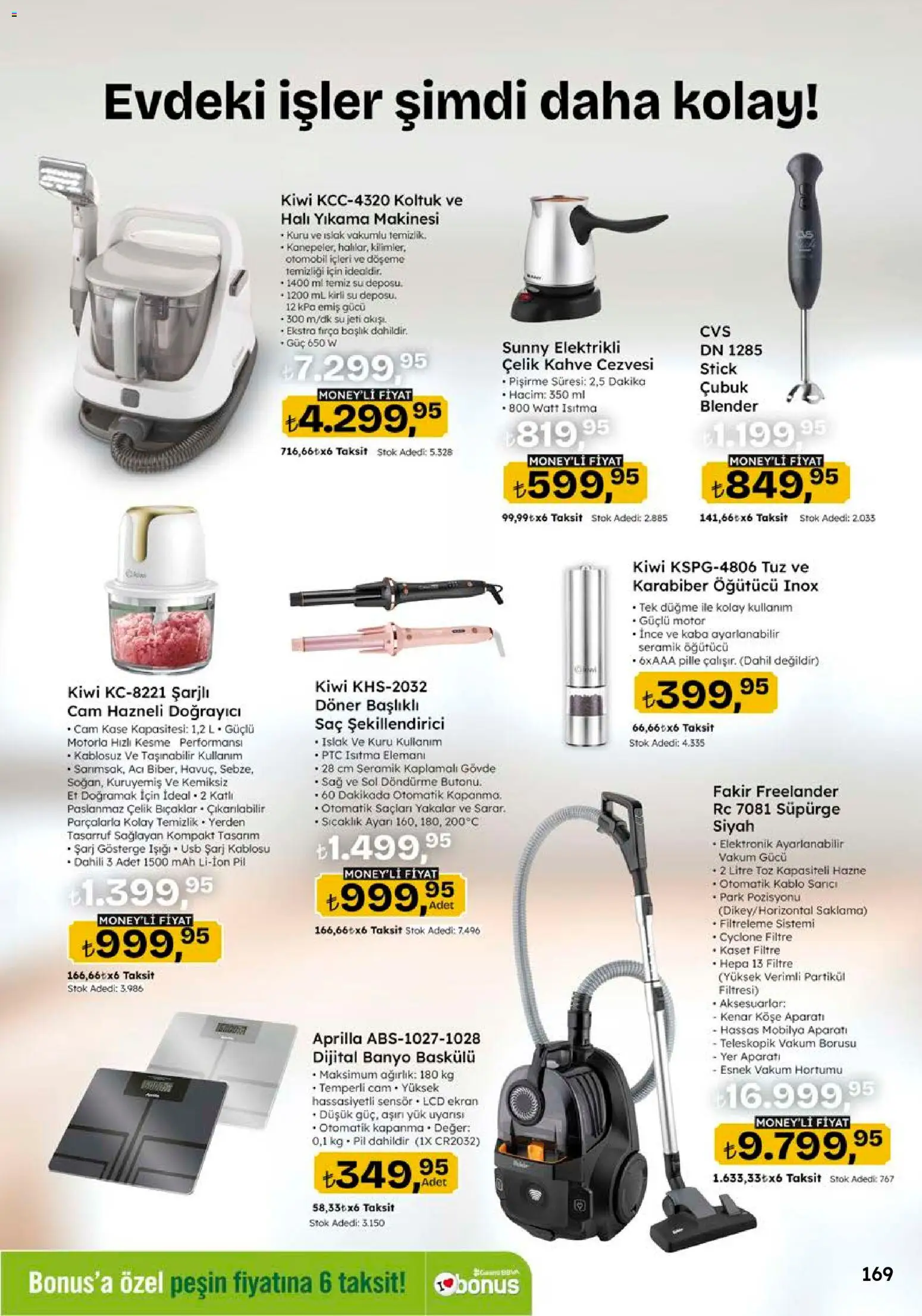 Migros Katalog - 5M Migroskop Dijital - 10 Eylül 2026 tarihinden itibaren geçerlidir | Sayfa: 169 | Ürünler: Koltuk, Fırça, Karabiber, Tuz