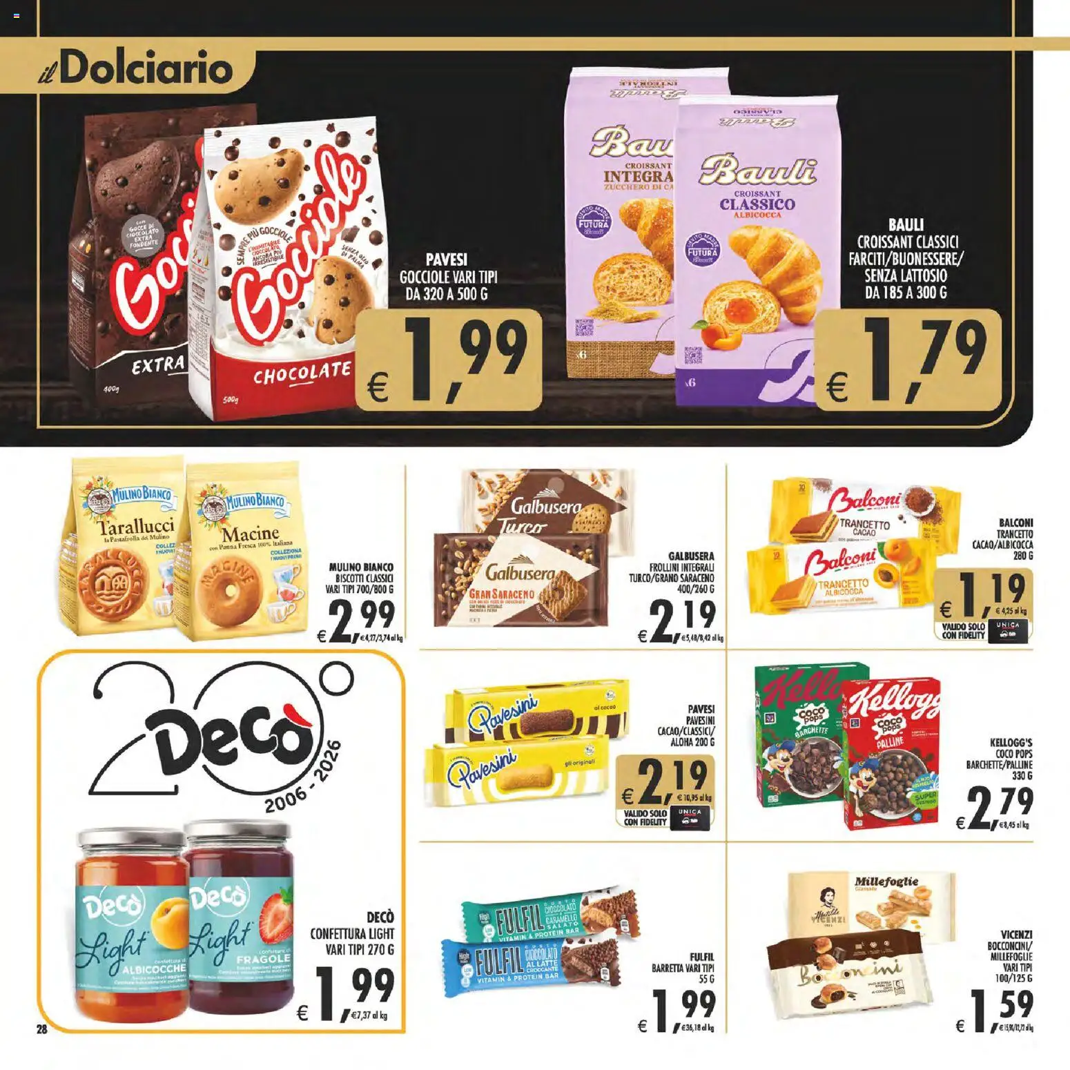 Volantino Decò del 10/07/2026 | Pagina: 28