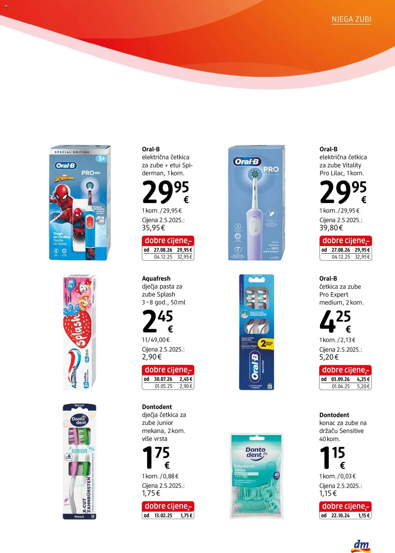 DM katalog | vrijedi od 01.10.2026 | Stranica: 11 | Proizvodi: Četkica za zube, Pasta
