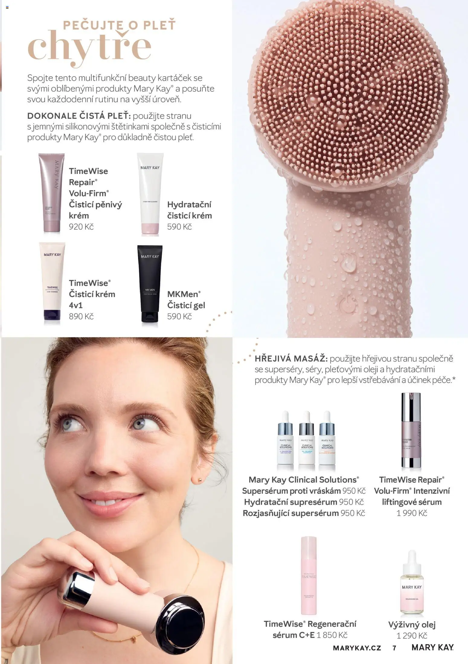 Mary Kay kniha o kráse od 01.07.2026 | Strana: 7 | Produkty: Olej, Sérum, Krém, Hydratační krém