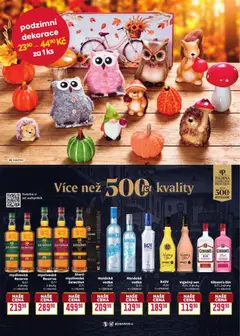 Náhled letáku Billa leták - Podzimní nápoje od 09.09.2026 | Strana: 21 | Produkty: Gin, Vaječný sen, Stará myslivecká, Dekorace