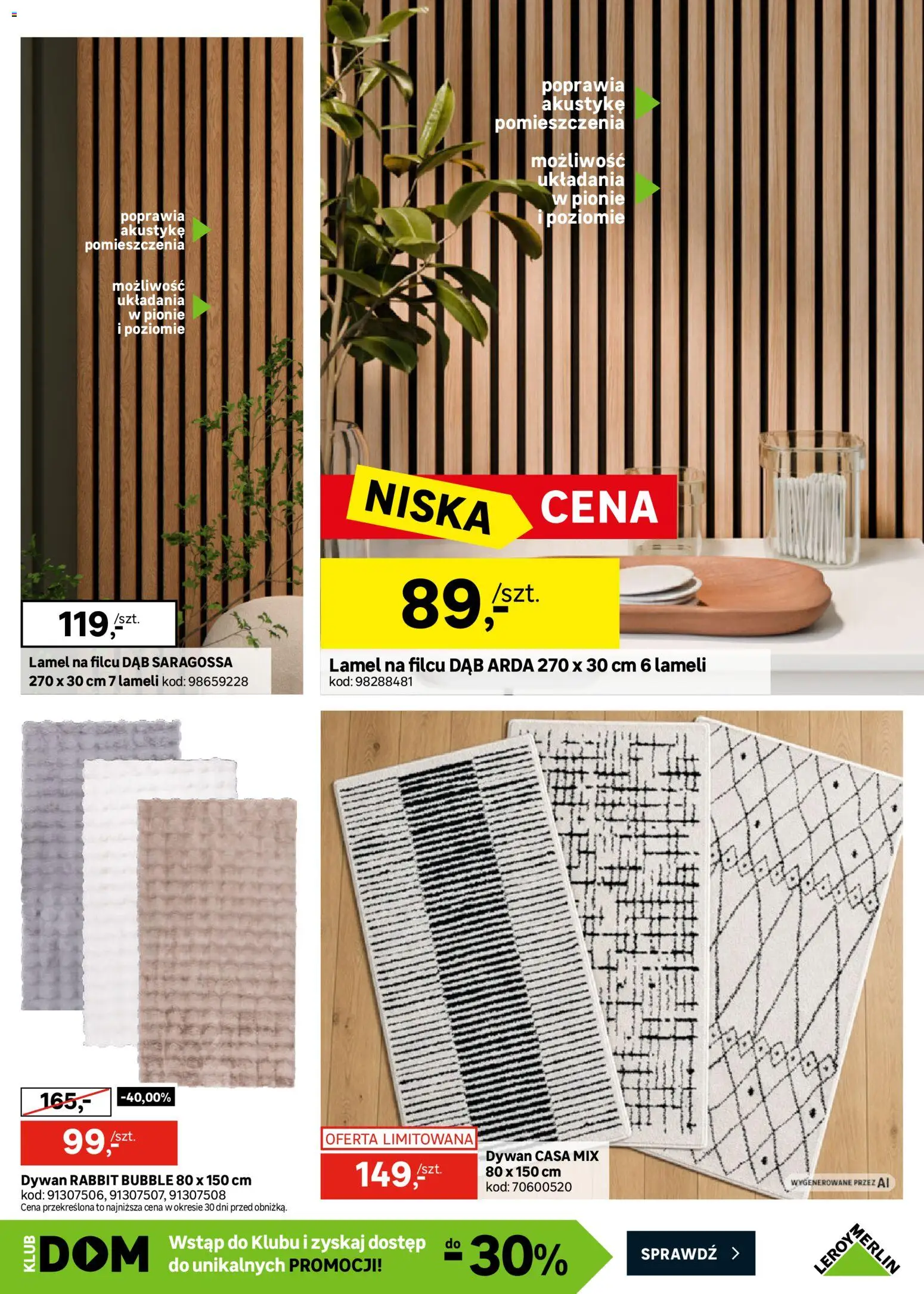 Leroy Merlin gazetka od 30.09.2026 | Strona: 21 | Produkty: Dywan