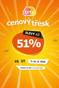 Náhled letáku TETA Drogerie leták - Cenový třesk od 07.08.2026