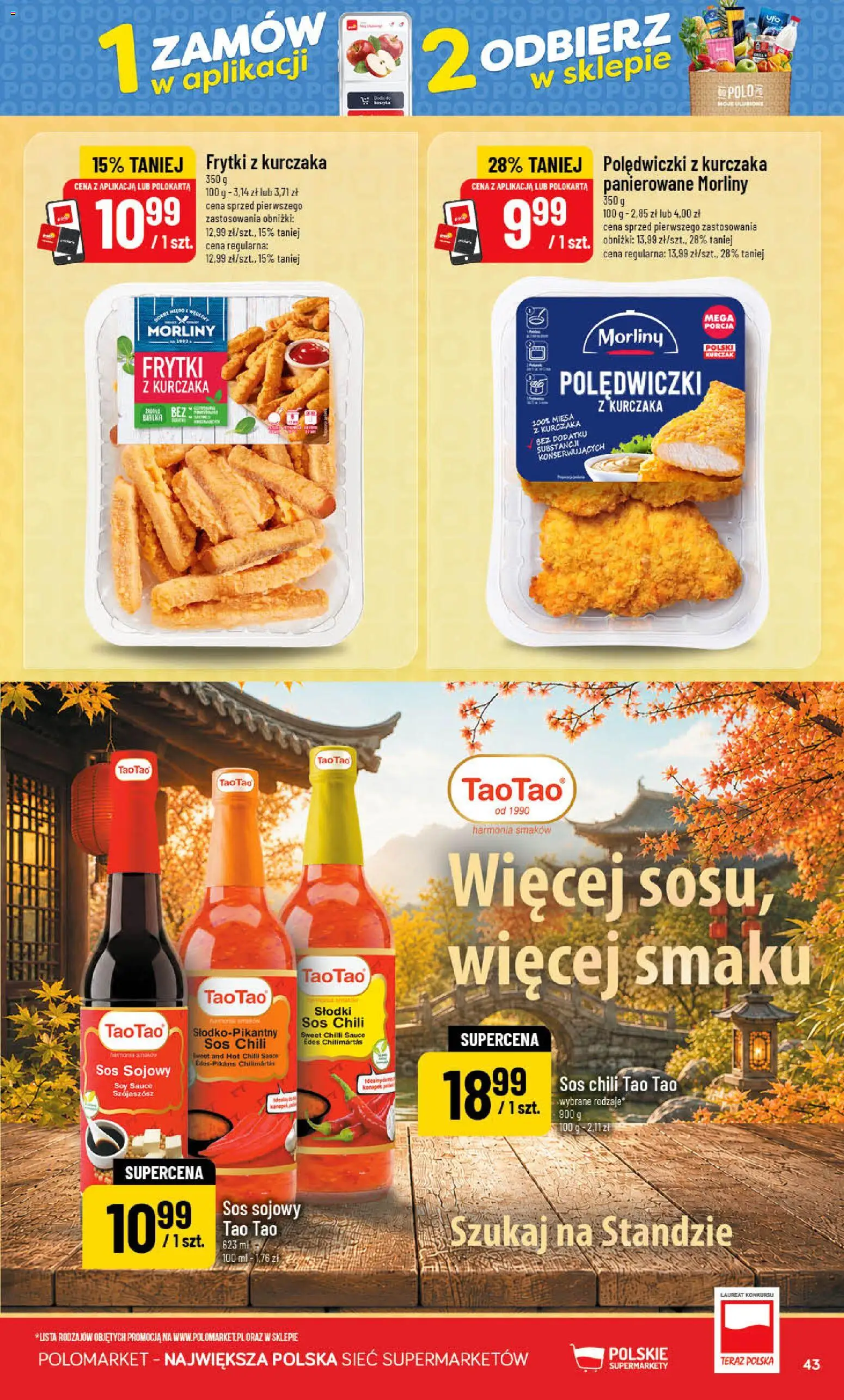 POLOmarket gazetka od 09.09.2026 | Strona: 43 | Produkty: Chili, Kurczak, Frytki z kurczaka, Sos sojowy