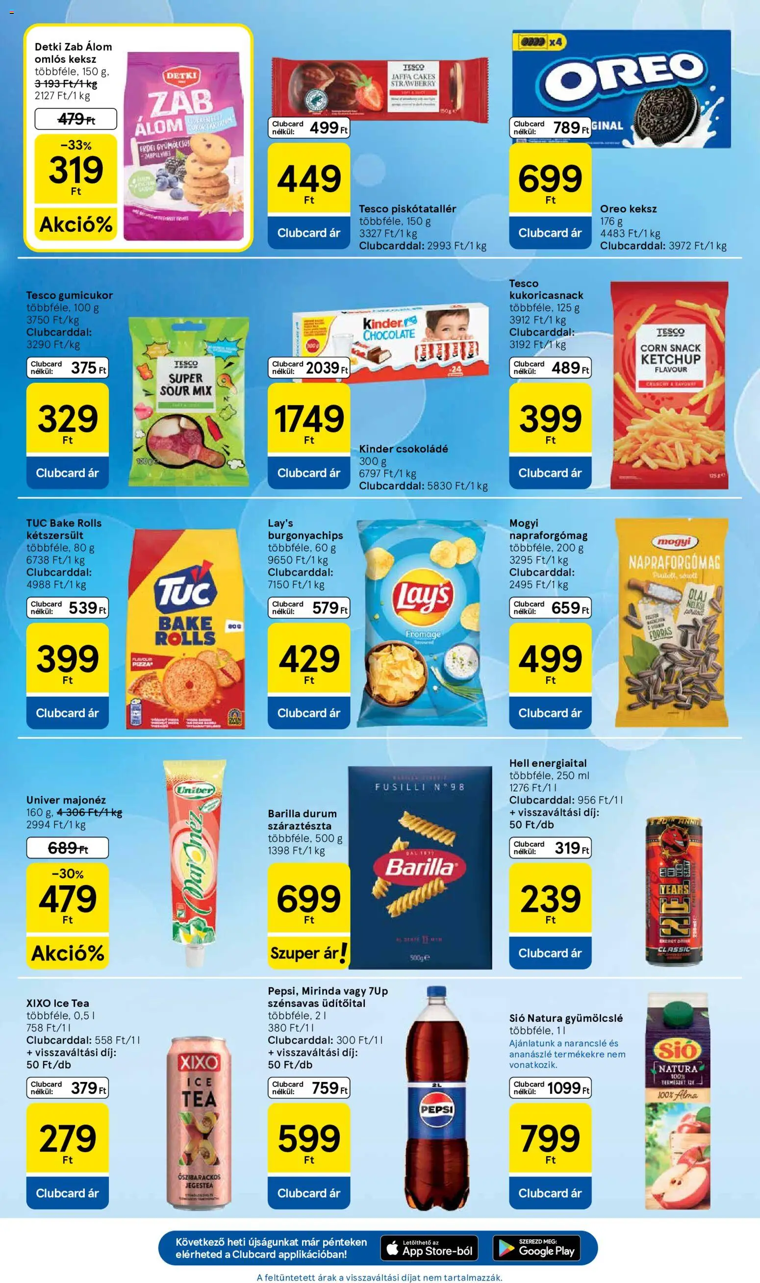 Tesco akciós ujság - amely érvényes a következő dátumtól: 2026.07.30. | Oldal: 5 | Termékek: Ketchup, Száraztészta, Narancslé, Keksz