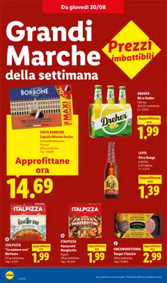 Anteprima del volantino Leffe Birra Rouge, 0,33 l lattina valido a partire dal 20/08/2026 | Pagina: 20