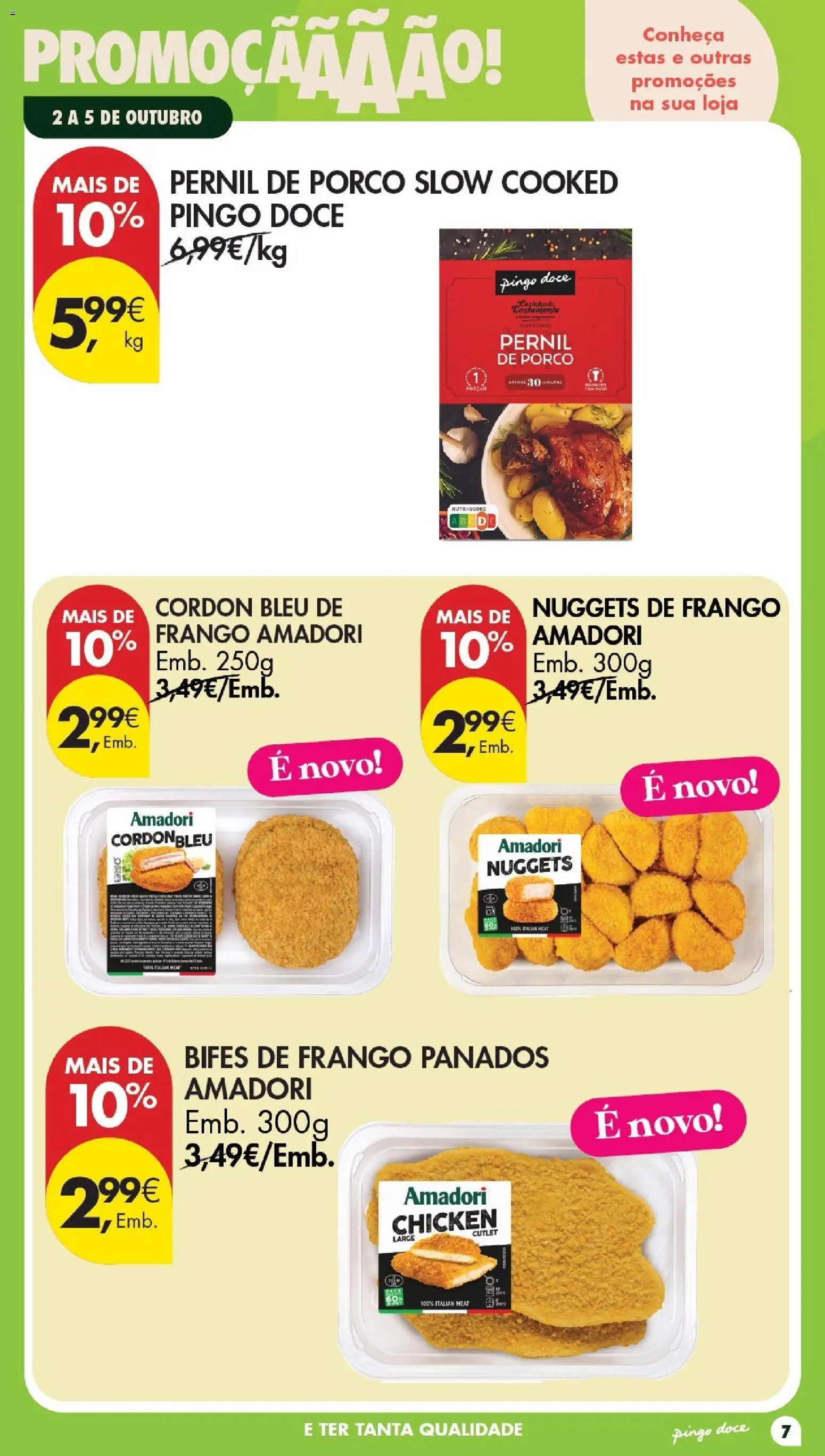 Pingo Doce folheto Poupe Este Fim de Semana │ válido de 02/10/2026 | Página: 7 | Produtos: Nuggets de frango, Bifes de frango, Nuggets, Panados