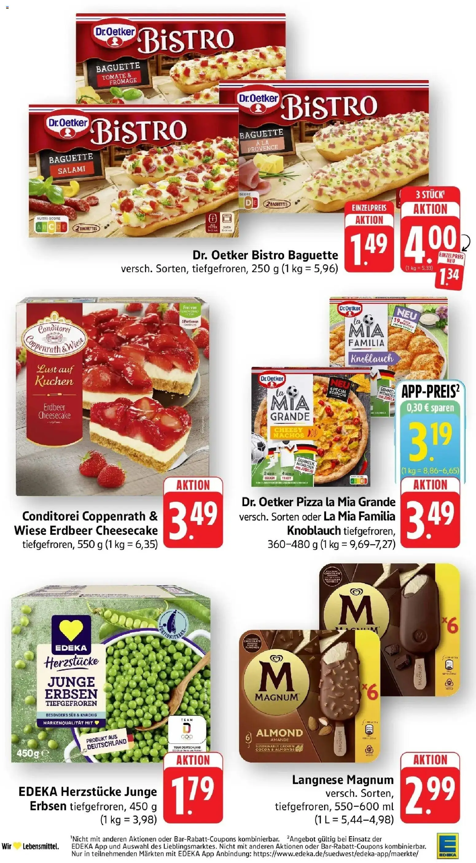 Edeka prospekt Nonnenhorn / Bodensee	 – gültig ab 03.05.2026 | Seite: 35 | Produkte: Baguette, Knoblauch, Kuchen, Erbsen