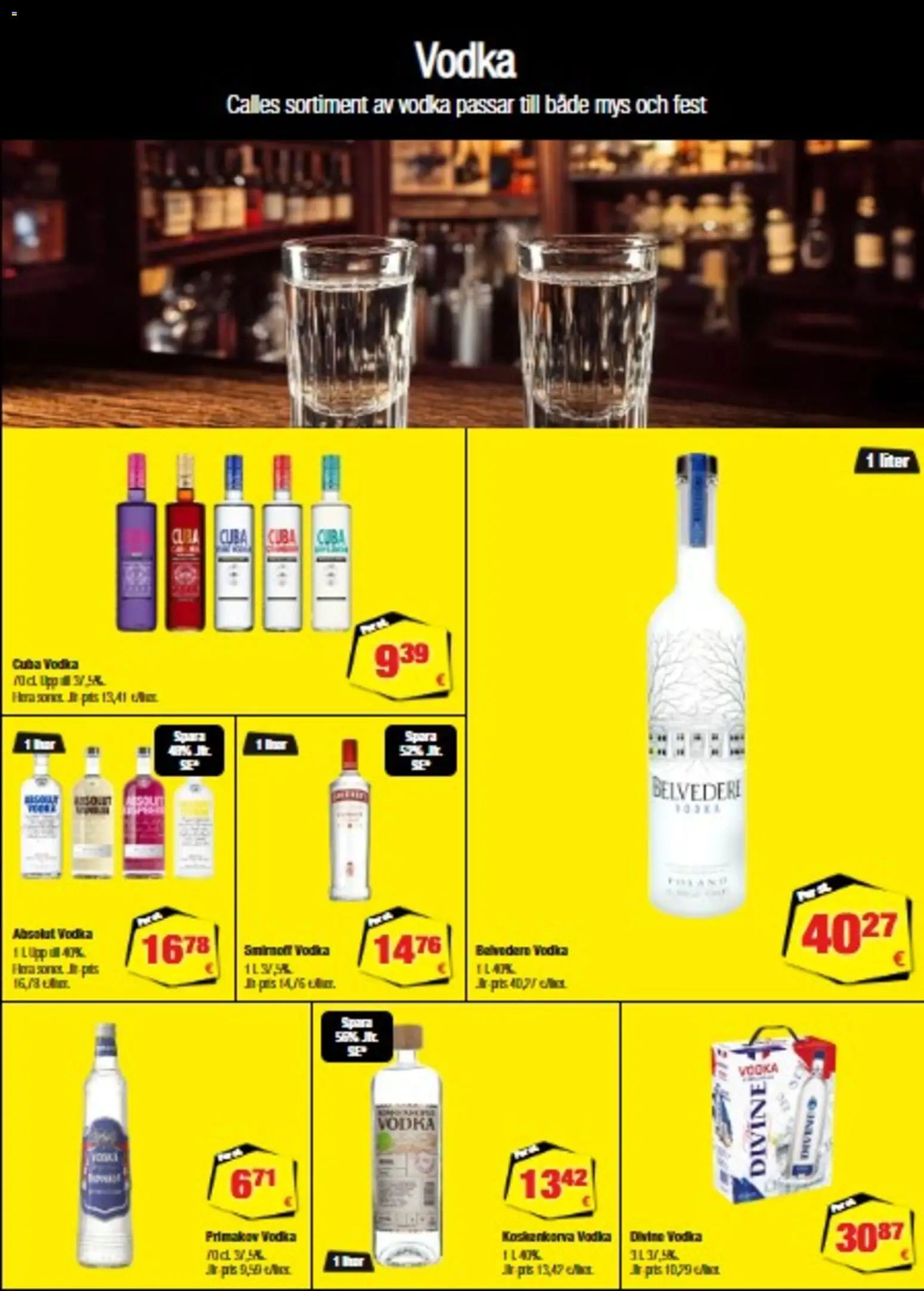 Calle tilbudsavis – gyldig fra 21/10/2026 | Side: 4 | Produkter: Vodka