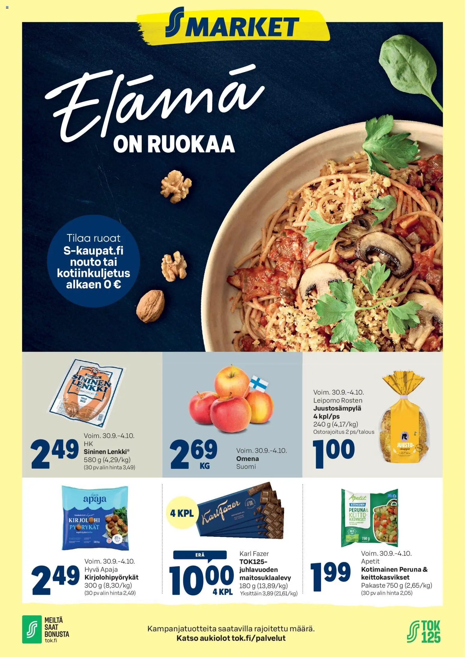 S-market tarjoukset – voimassa 30/09/2026 alkaen | Sivu: 1