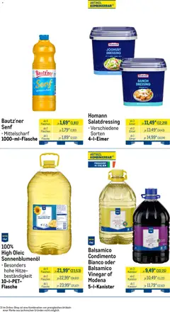 Metro Monats-Menü ab 01.06.2026 gültig | Seite: 7 | Produkte: Joghurt, Balsamico, Sonnenblumenol, Dressing