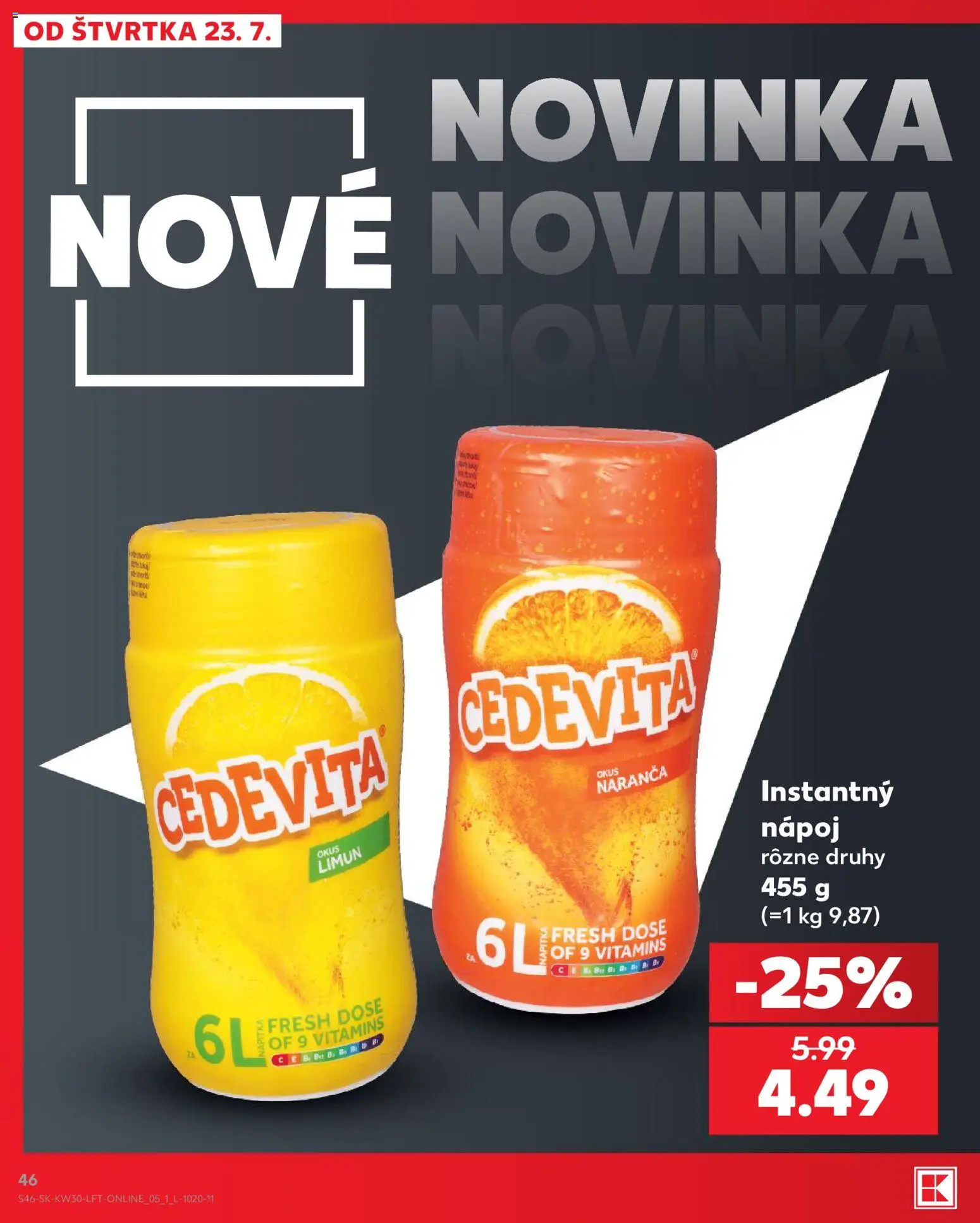 Nové Kaufland akcie – leták je platný od 23.07.2026 | Strana: 46