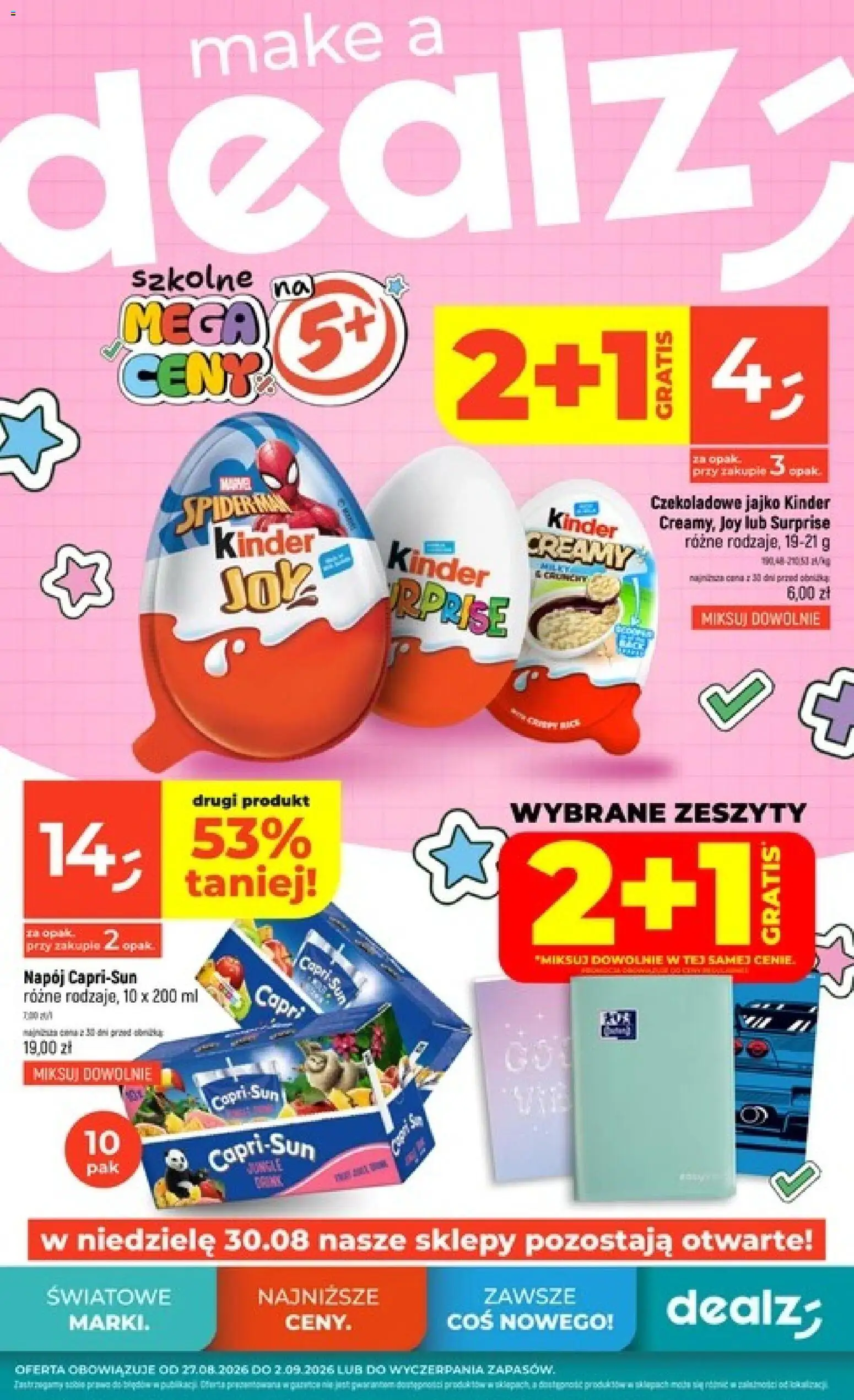 Dealz gazetka od 27.08.2026 | Strona: 1