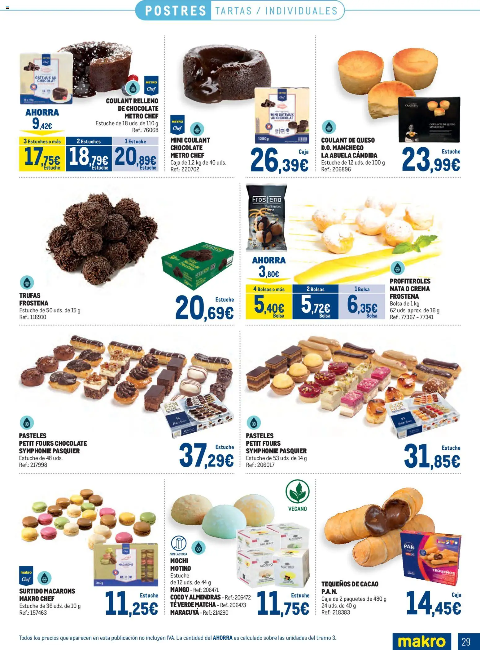 Makro Congelados Centro │ válido desde el 03/08/2026 | Página: 29 | Productos: Queso, Bolsa, Φρυγανιές σικάλεως, Caja