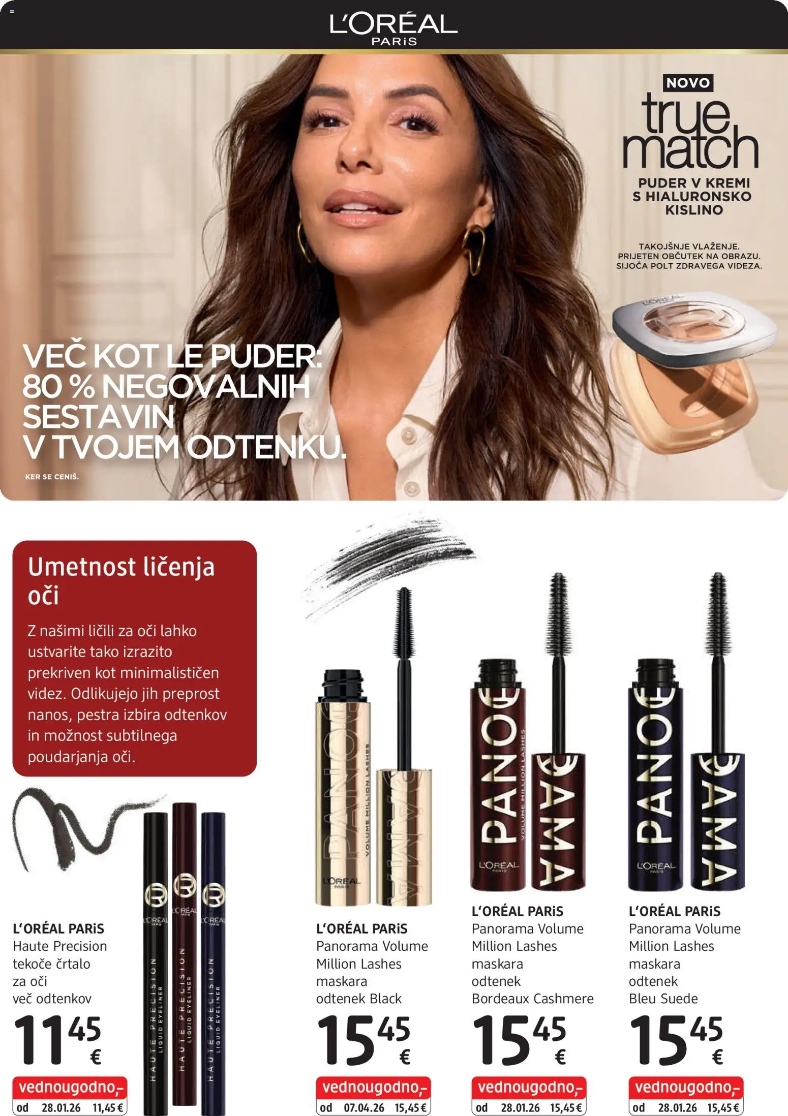 Novi DM Drogerie Markt katalog ponudbe – veljaven od 01.10.2026 | Stran: 8 | Izdelki: Puder, Maskara