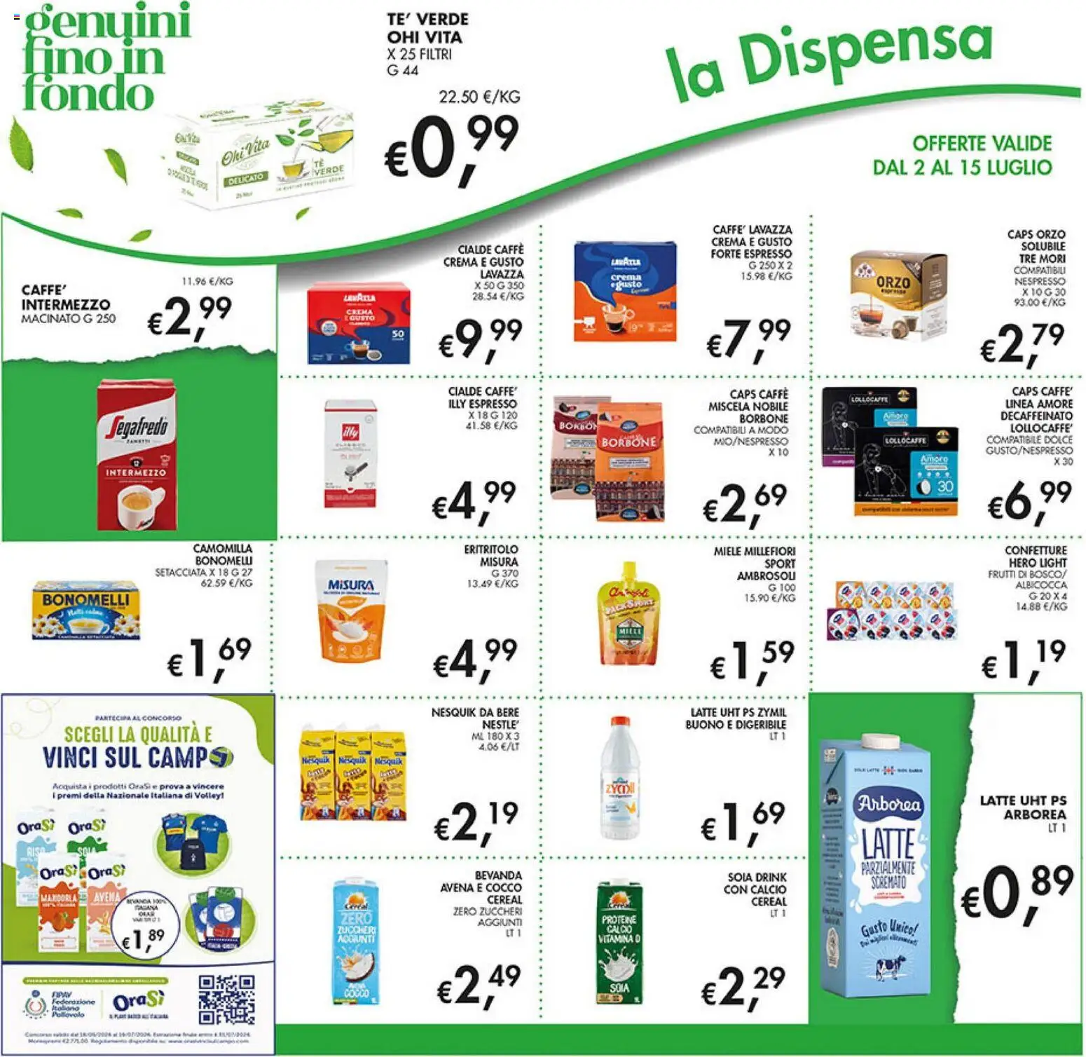 Volantino Coal del 02/07/2026 | Pagina: 18 | Prodotti: Crema, Latte, Lavazza, Macinato