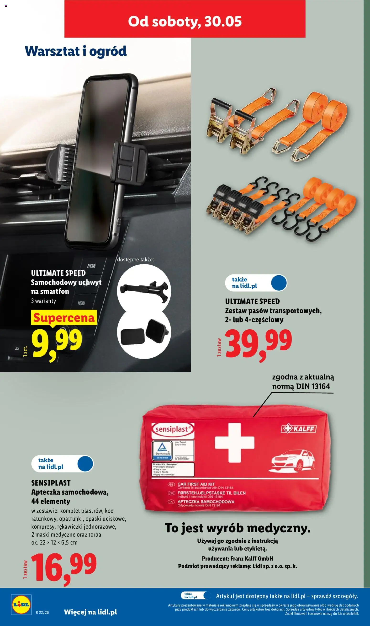 Lidl Polsko katalog od 25.05.2026 | Strana: 40 | Produkty: Sensiplast, Ultimate Speed