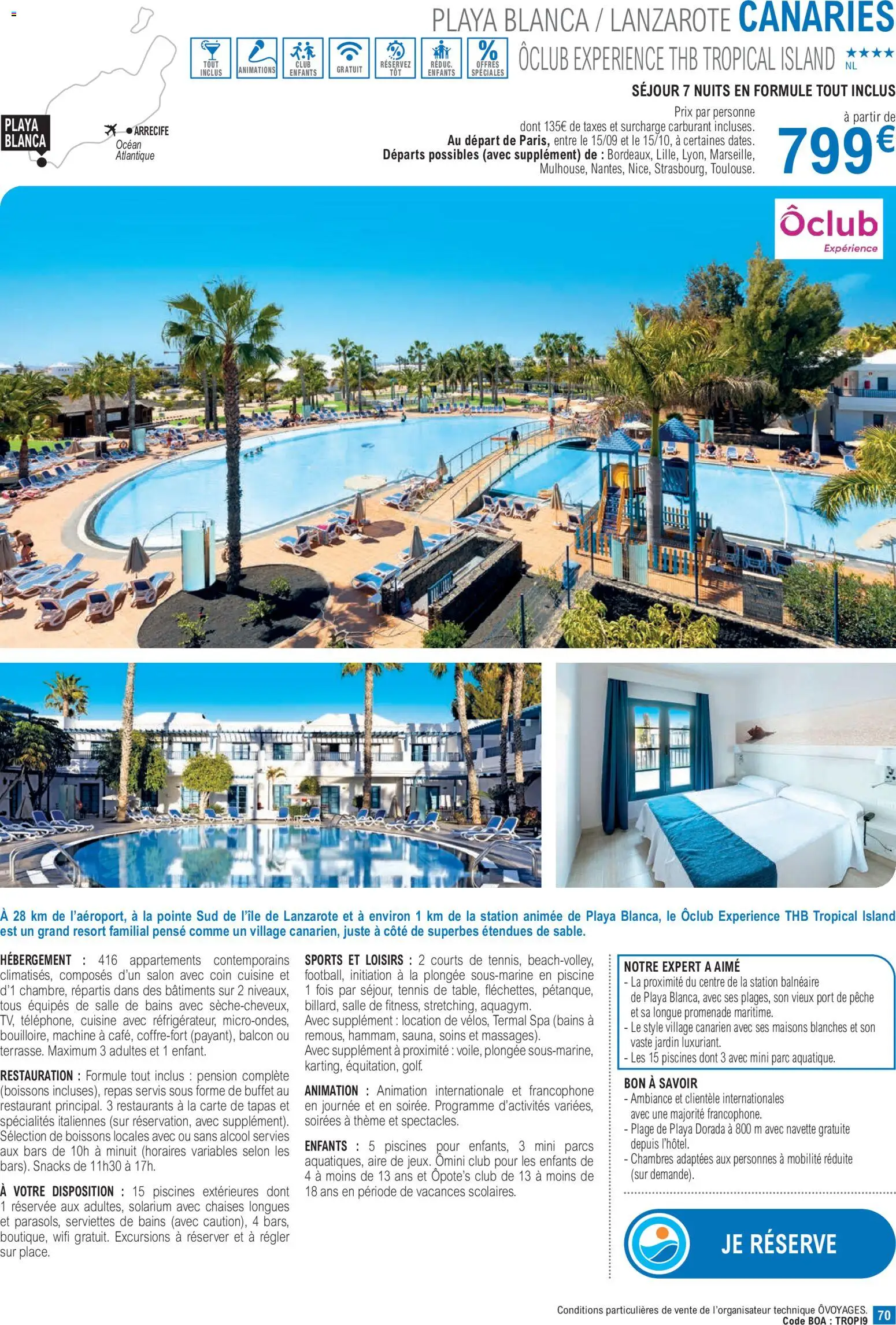 {H1} | Page: 70 | Produits: Spécialités, Chaises, Buffet, Piscine