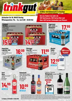 Trinkgut Prospekt Dasing ab 27.07.2026 gültig
