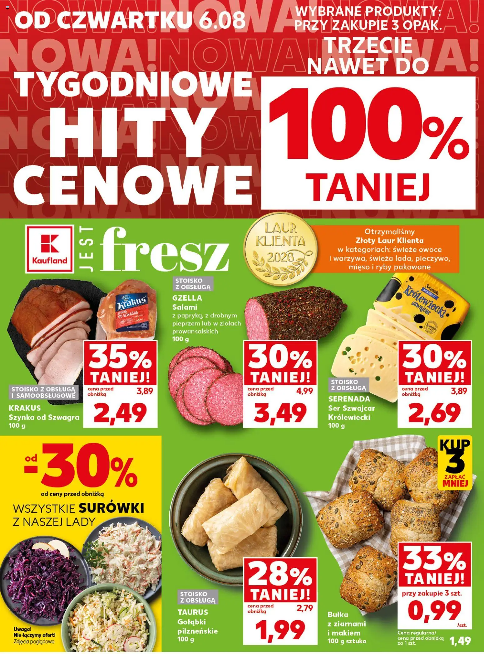 Kaufland Polsko leták - Mocny start od 10.08.2026 | Strana: 8 | Produkty: Ryby
