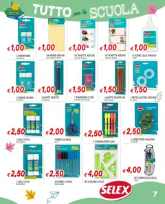 Anteprima del volantino Galassia volantino Scuola valido a partire dal 17/08/2026 | Pagina: 7 | Prodotti: Forbice, Temperino, Compasso, Penne