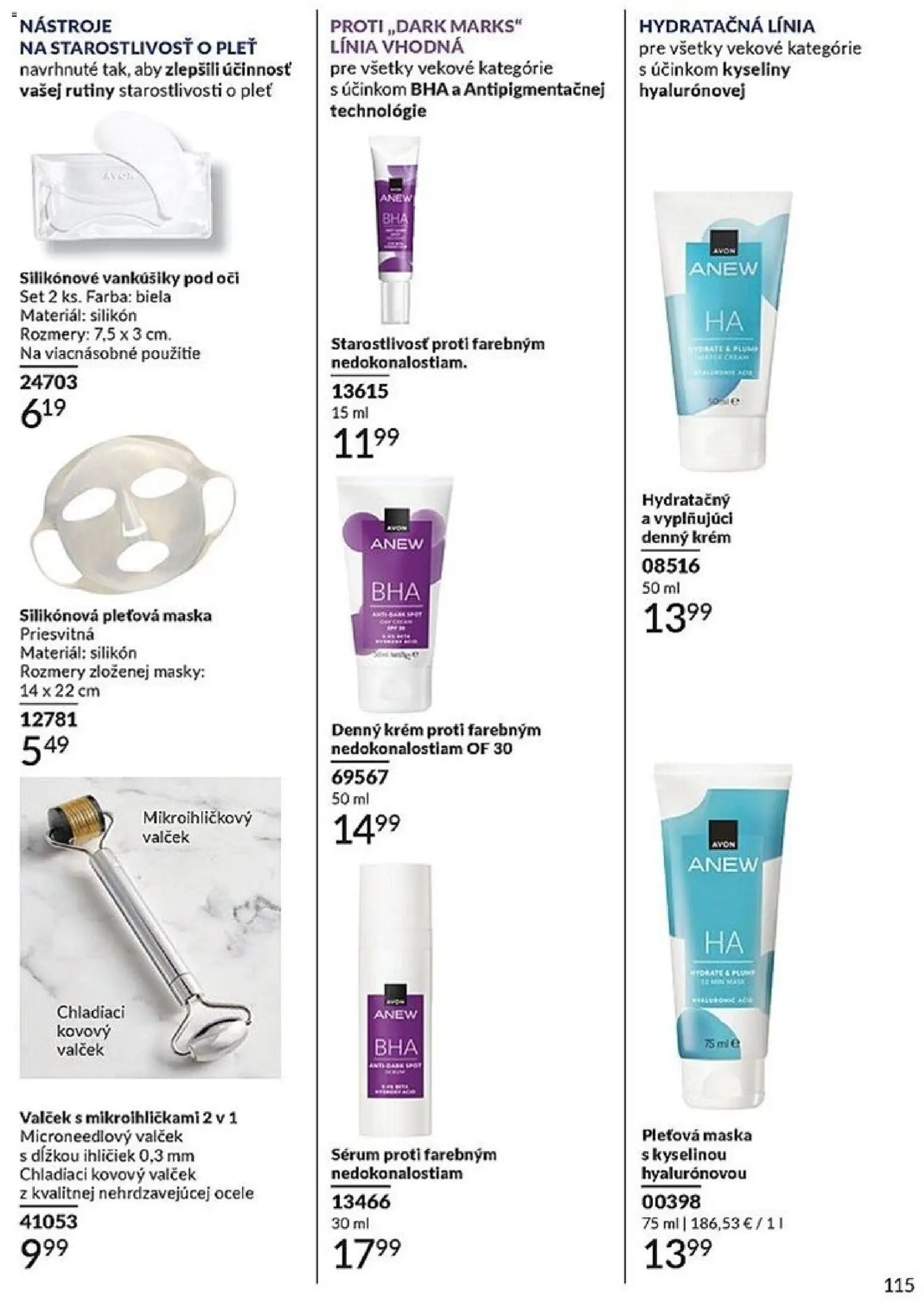 Nové Avon akcie – leták je platný od 01.06.2026 | Strana: 115 | Produkty: Maska, Krém