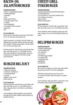 Forhåndsvisning av Nærbutikken Sommerens oppskriftshefte gyldig fra 30/06/2026 | Side: 38 | Produkter: Hamburgerbrød, 1, Ingredienser, Salt