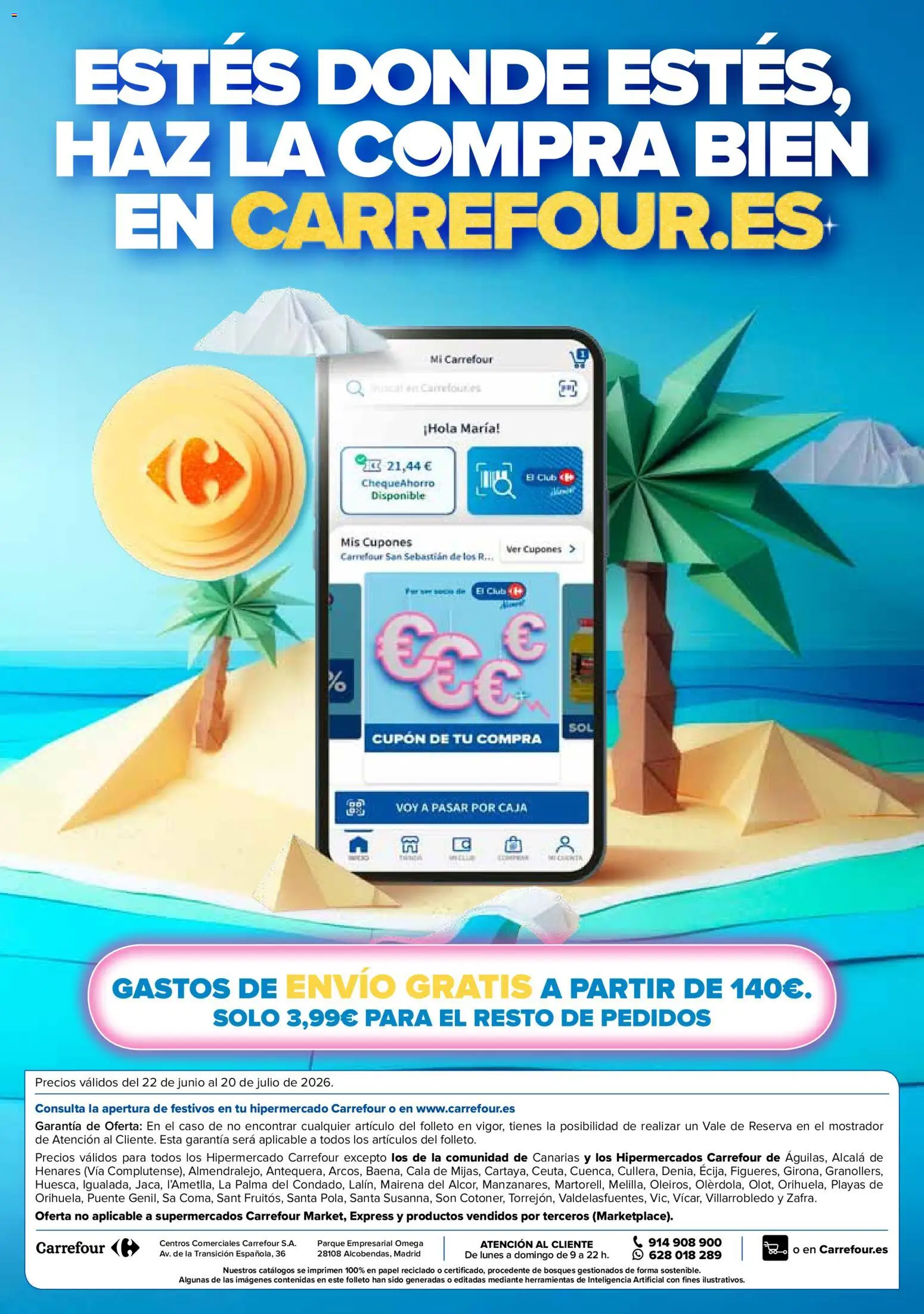 Carrefour Vacaciones │ válido desde el 22/06/2026 | Página: 38