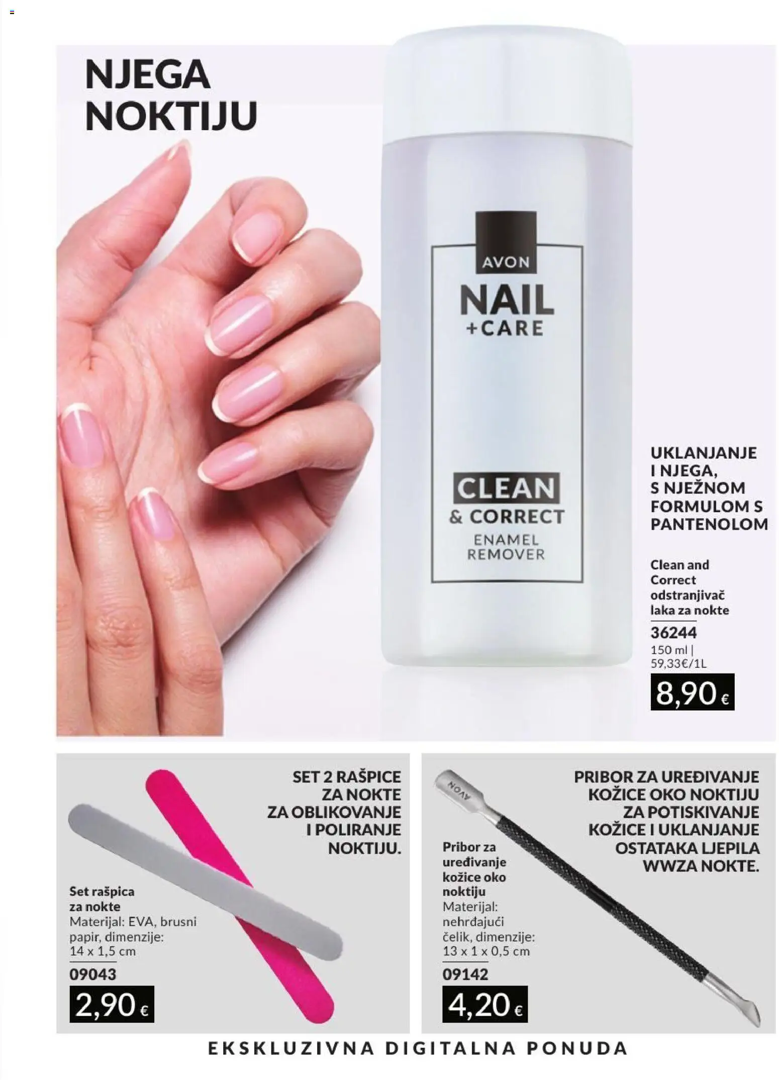 Avon katalog | vrijedi od 30.06.2026 | Stranica: 187 | Proizvodi: Odstranjivač laka za nokte, Kozice