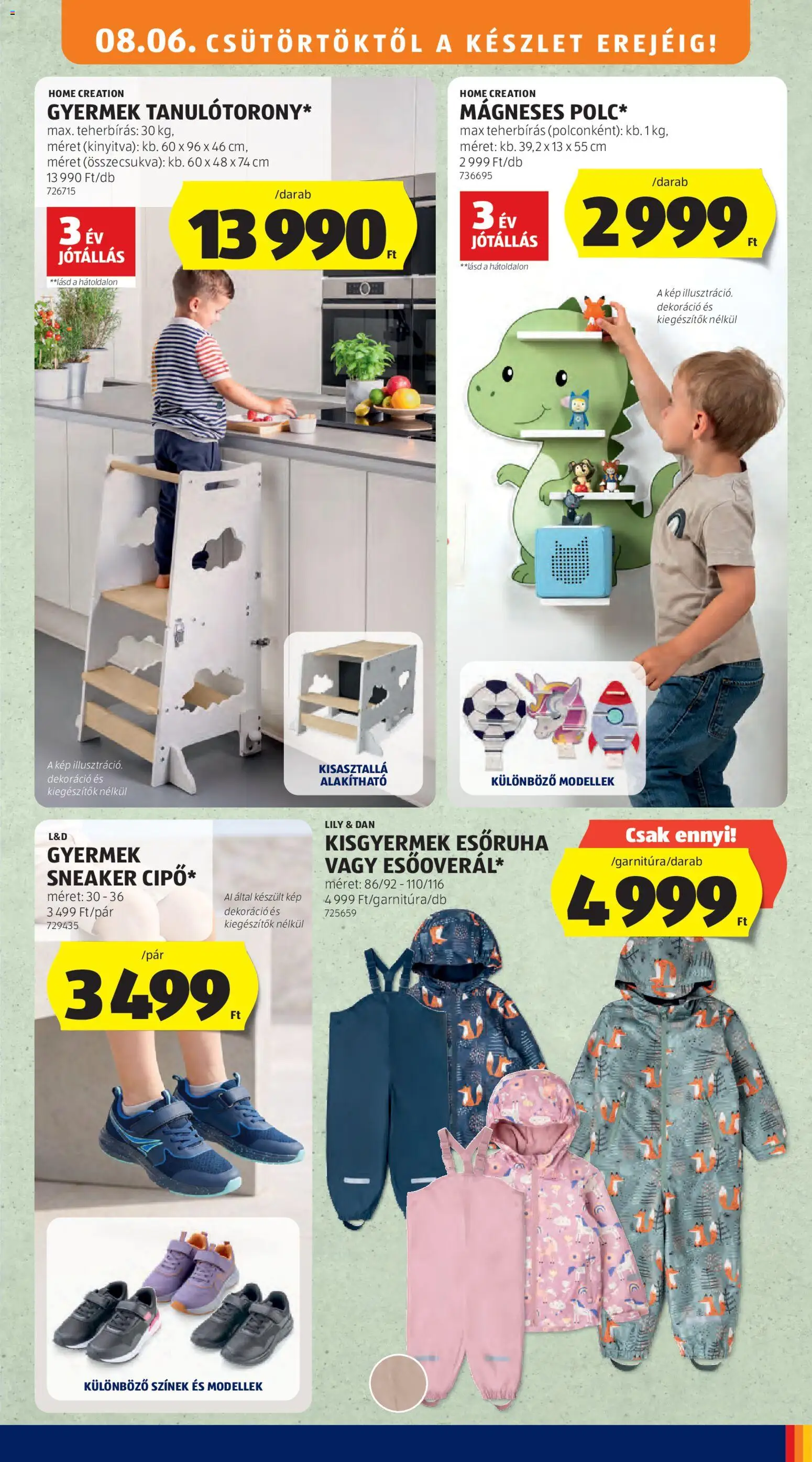 Aldi akciós ujság - amely érvényes a következő dátumtól: 2026.08.06. | Oldal: 9 | Termékek: Dekoráció