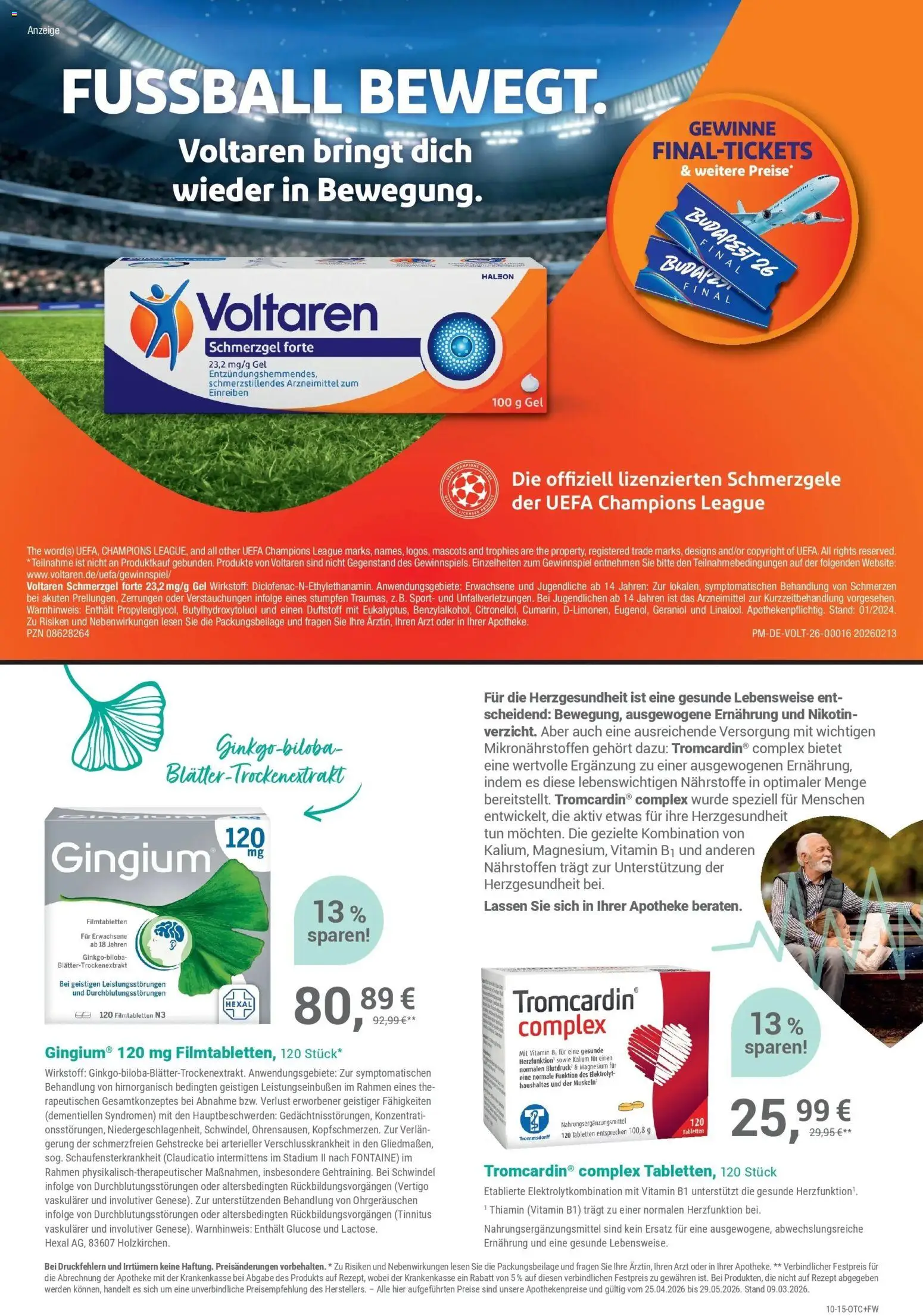 Angebote - Ihre Apotheke vor Ort: Jetzt alle Angebote auch online entdecken! (ab 24.04.2026) zum Blättern | Seite: 7 | Produkte: Fußball