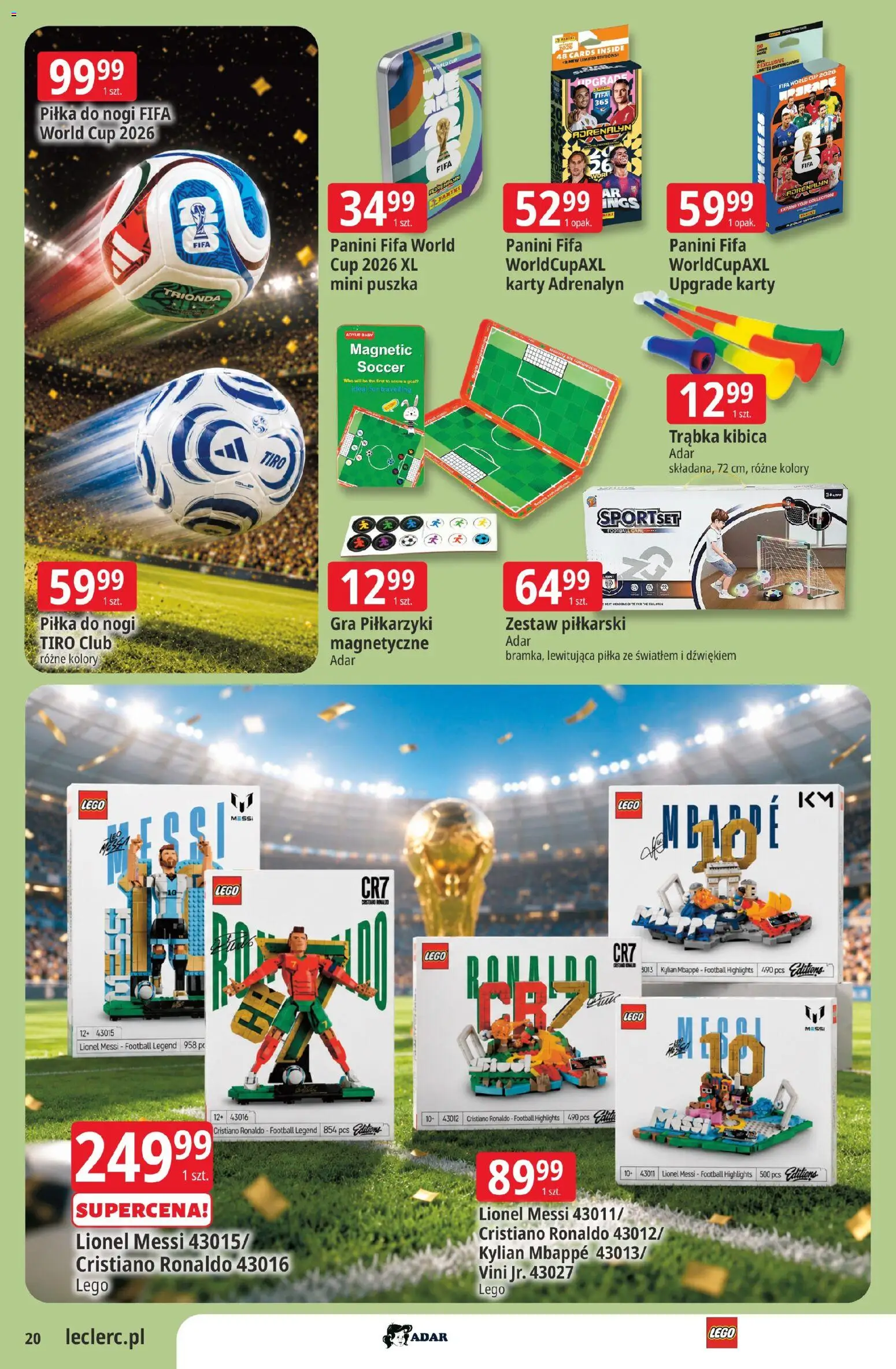 E.Leclerc gazetka - Tychy od 02.06.2026 | Strona: 20 | Produkty: Magnetic, PC, Panini, Lego