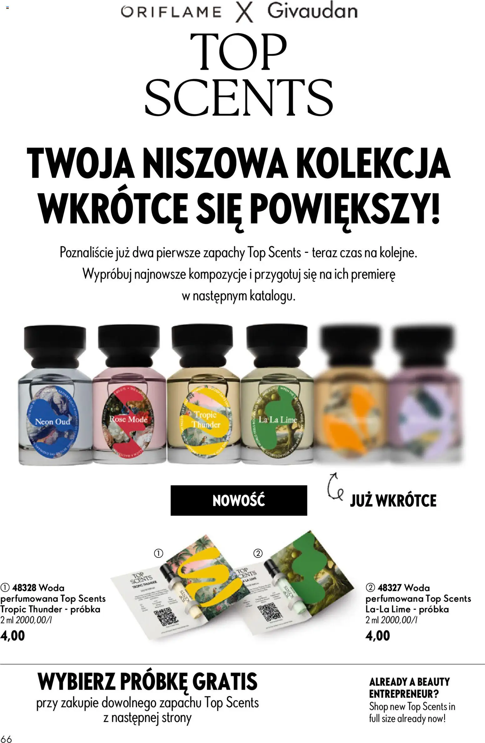 Oriflame Katalog 10 2026 od 08.07.2026 | Strona: 66 | Produkty: Top, Woda
