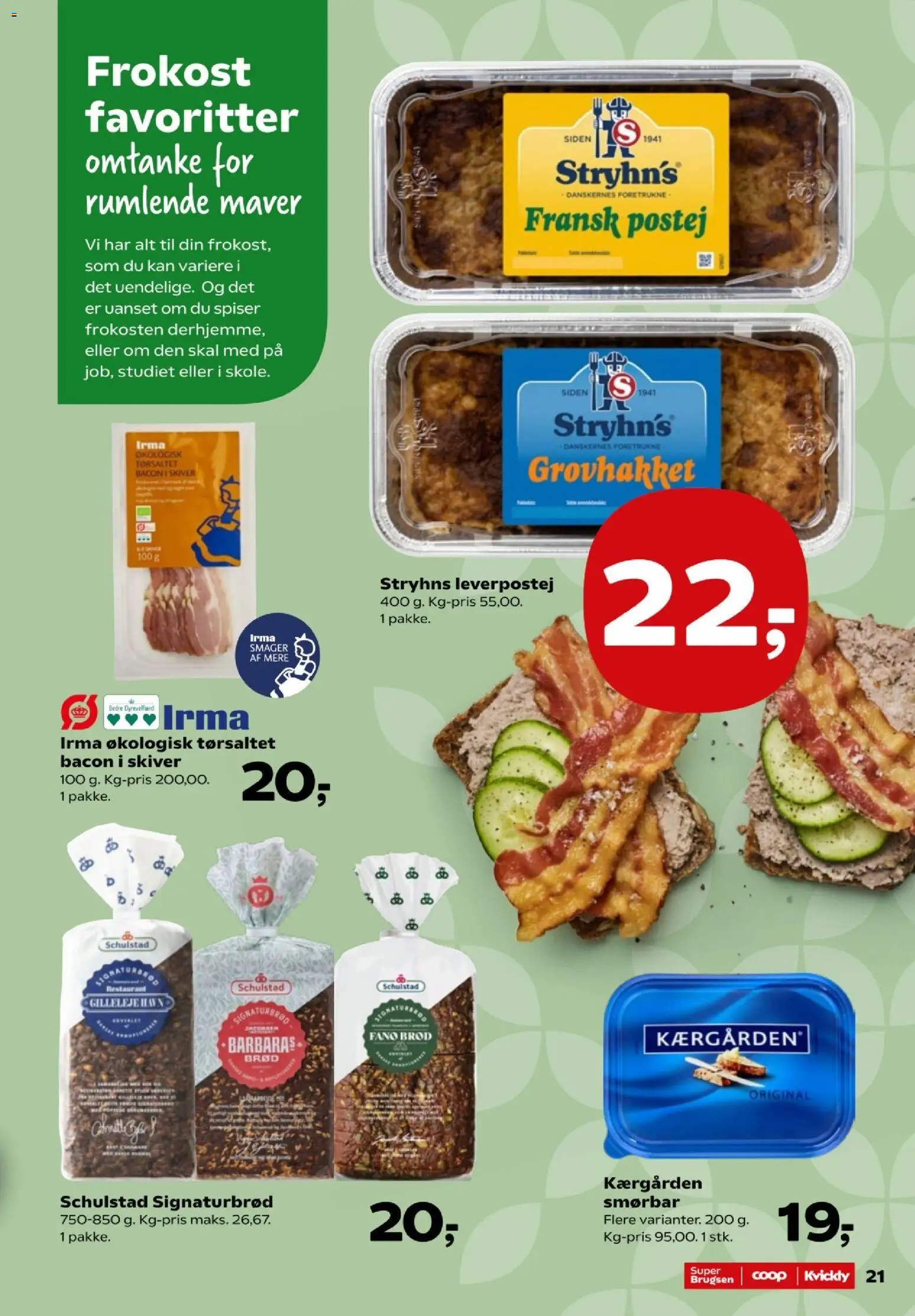 Kvickly tilbudsavis – gyldig fra 23/10/2026 | Side: 23 | Produkter: Paté, Brød, Leverpostej, Søm