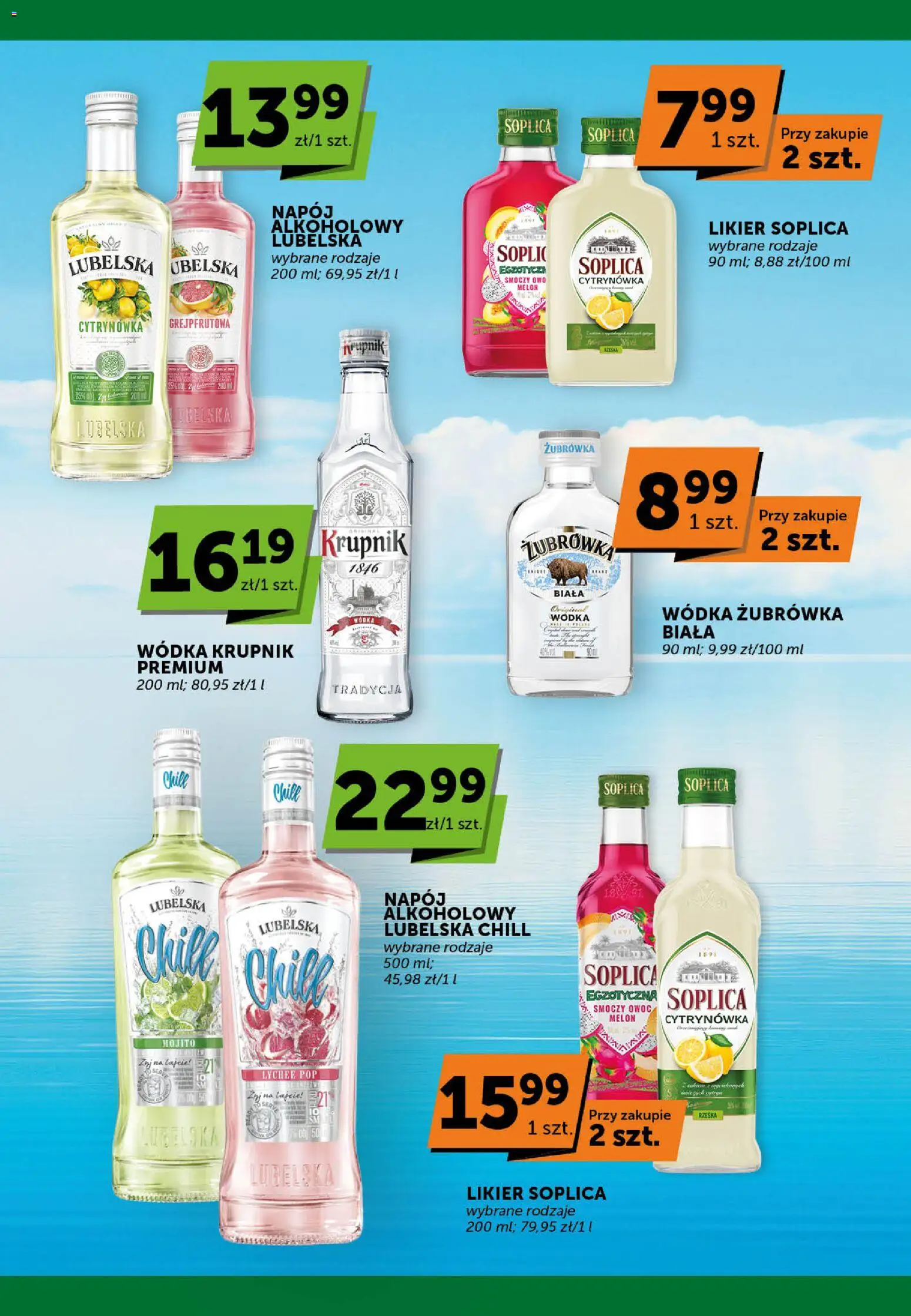 Euro Sklep gazetka - Katalog alkoholowy od 23.07.2026 | Strona: 3 | Produkty: Melon, Smoczy owoc, Żubrówka, Wódka