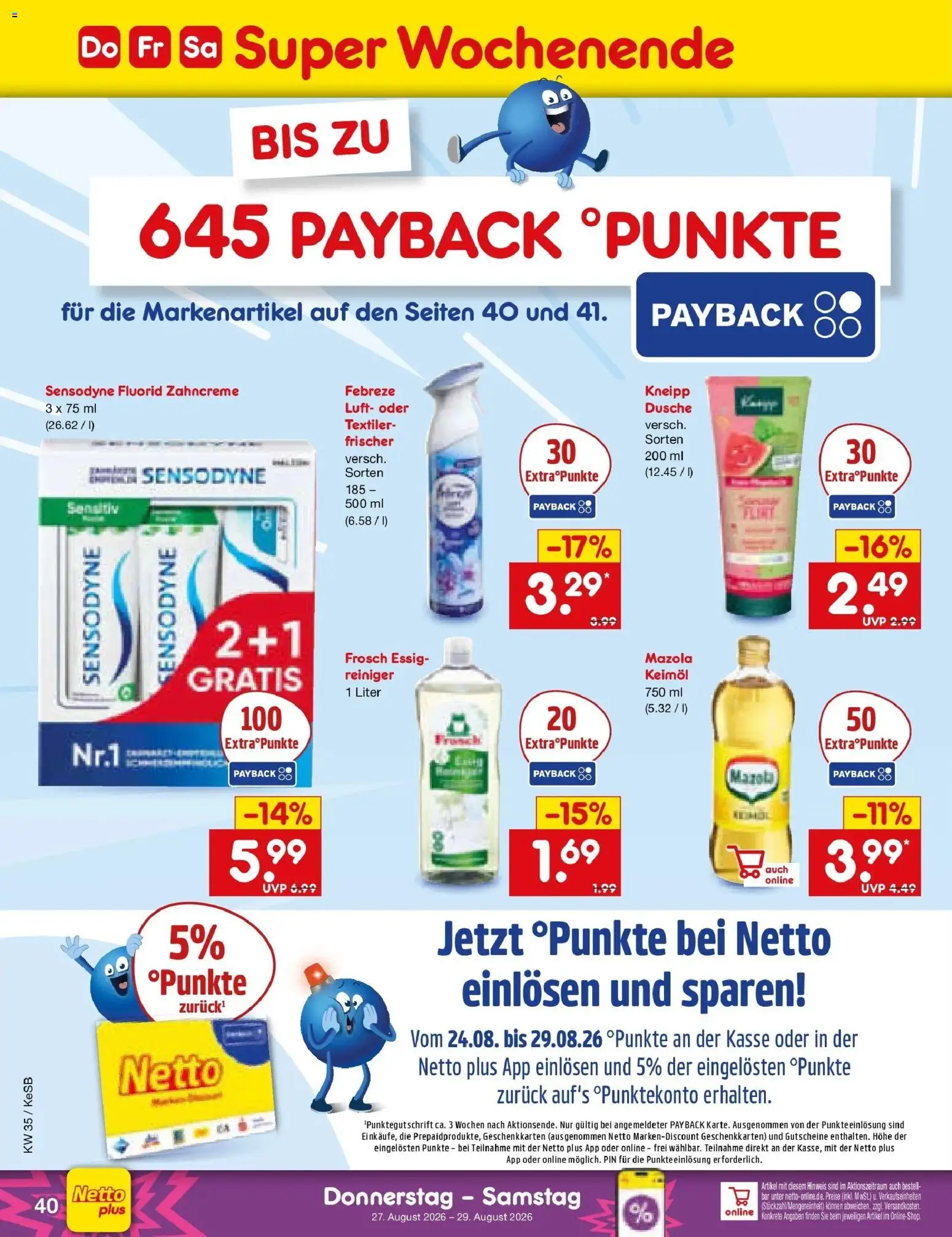 Netto Marken-Discount Prospekt Kruft – gültig ab 24.08.2026 | Seite: 54 | Produkte: Essig, Dusche