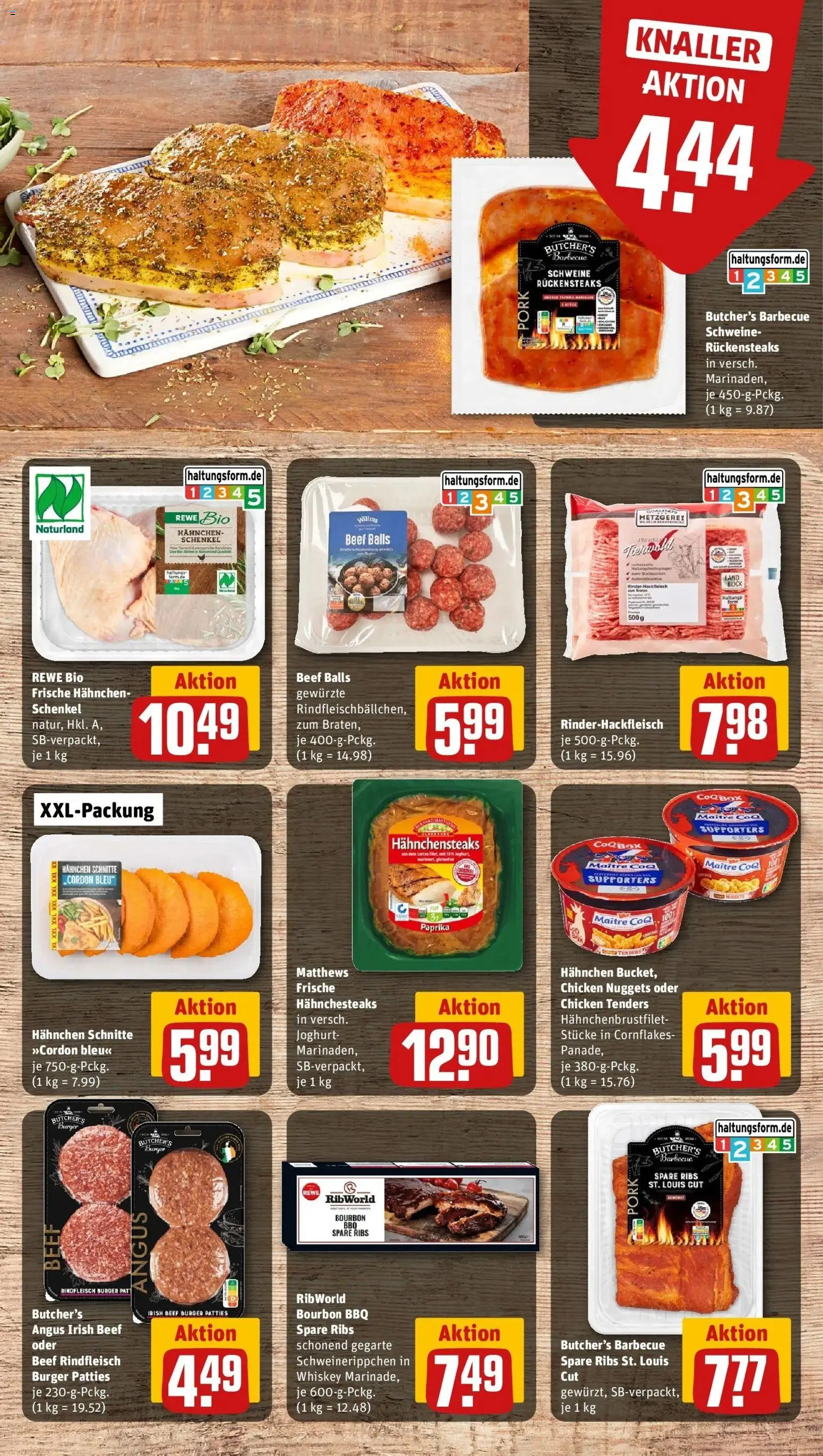 Rewe Prospekt Sehnde – gültig ab 05.07.2026 | Seite: 9 | Produkte: Spare ribs, Paprika, Rindfleisch, Bourbon