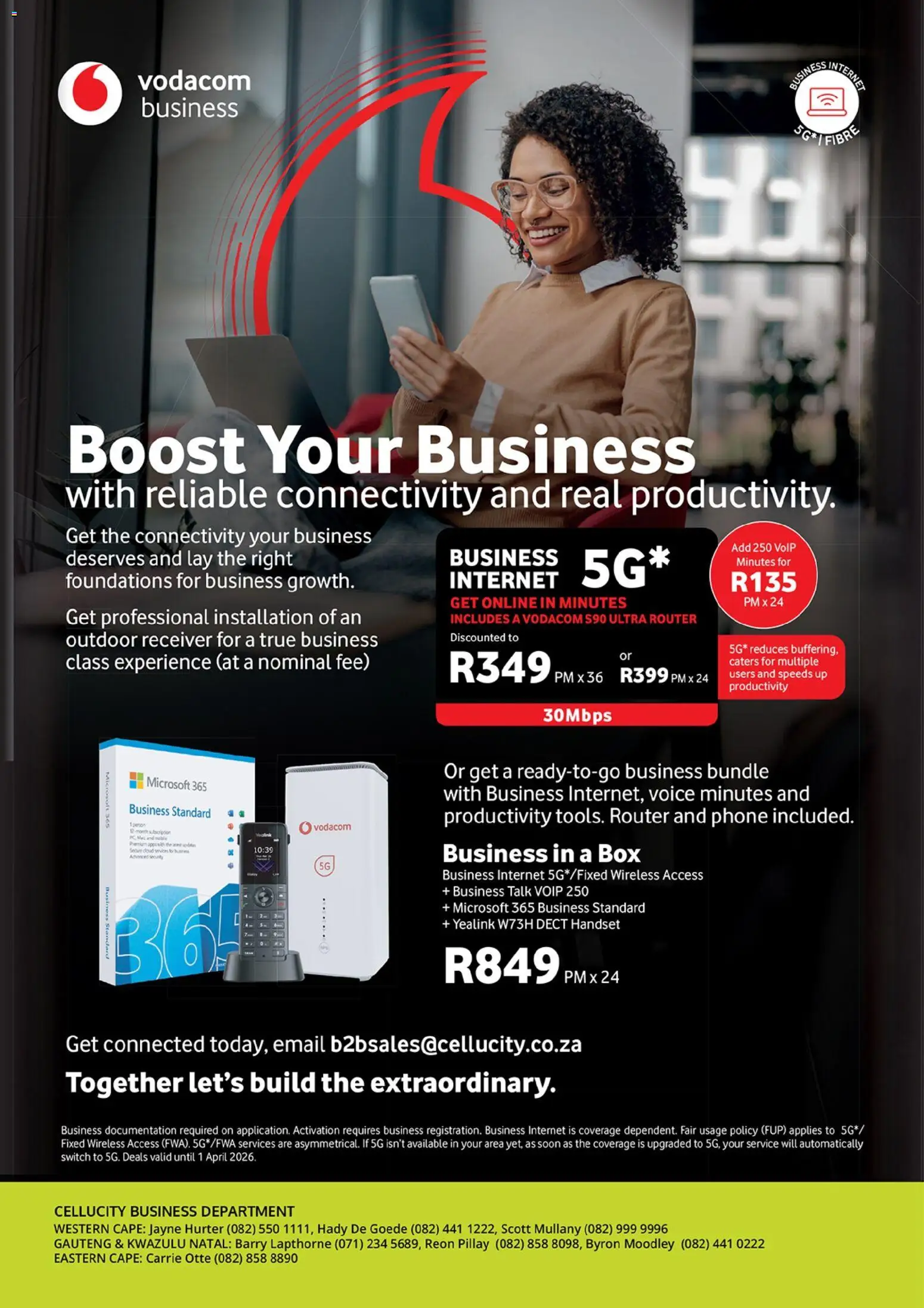 New Cellucity catalogue – valid from 06.03.2026 | Page: 3 | Products: Router, Phone, Box, Switch
