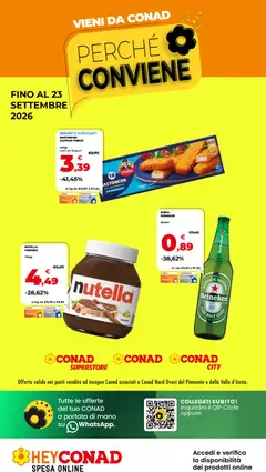 Anteprima del volantino Conad volantino Perché Conviene Piemonte valido a partire dal 10/09/2026