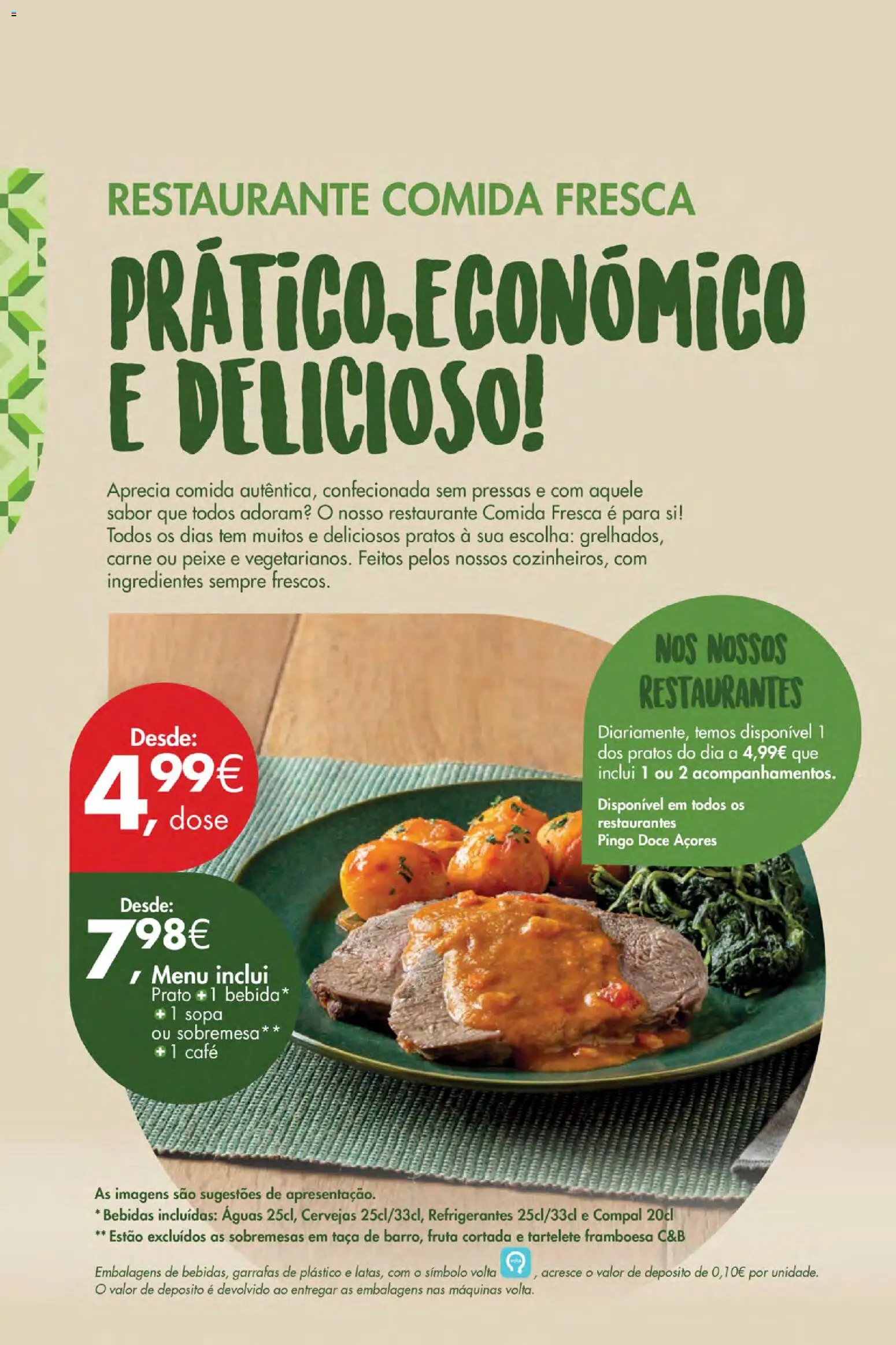 Pingo Doce folheto Poupe Esta Semana Açores │ válido de 01/10/2026 | Página: 7 | Produtos: Fruta cortada, Pratos, Ingredientes, Carne