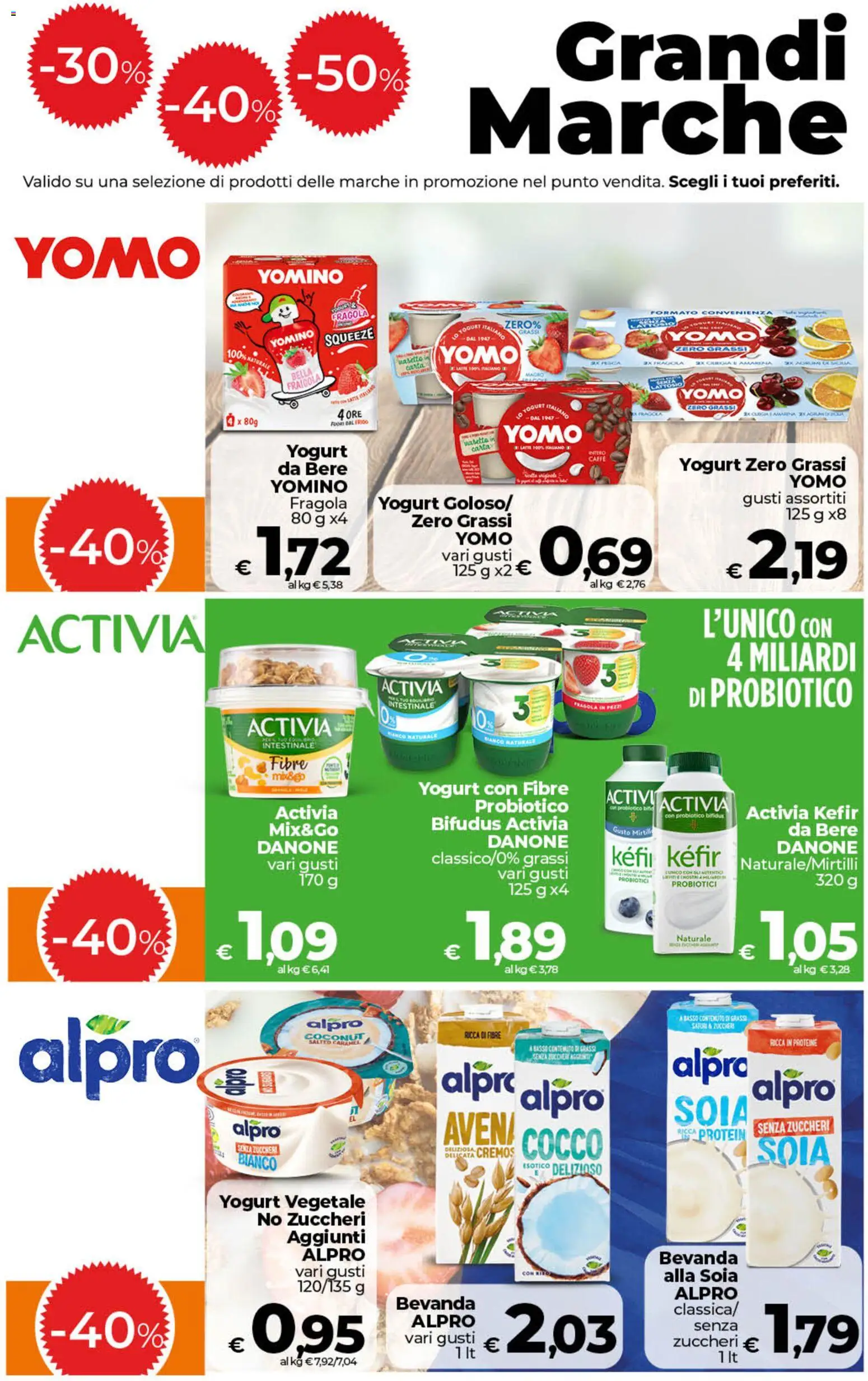 Volantino COOP del 07.05.2026 | Pagina: 3 | Prodotti: Yogurt, Latte, Cocco, Amarena