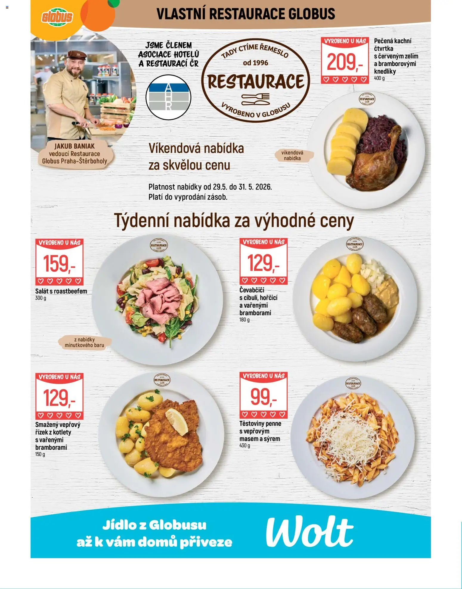 Globus leták - Praha-Štěrboholy od 27.05.2026 | Strana: 7 | Produkty: Penne, Globus, Těstoviny, Salát