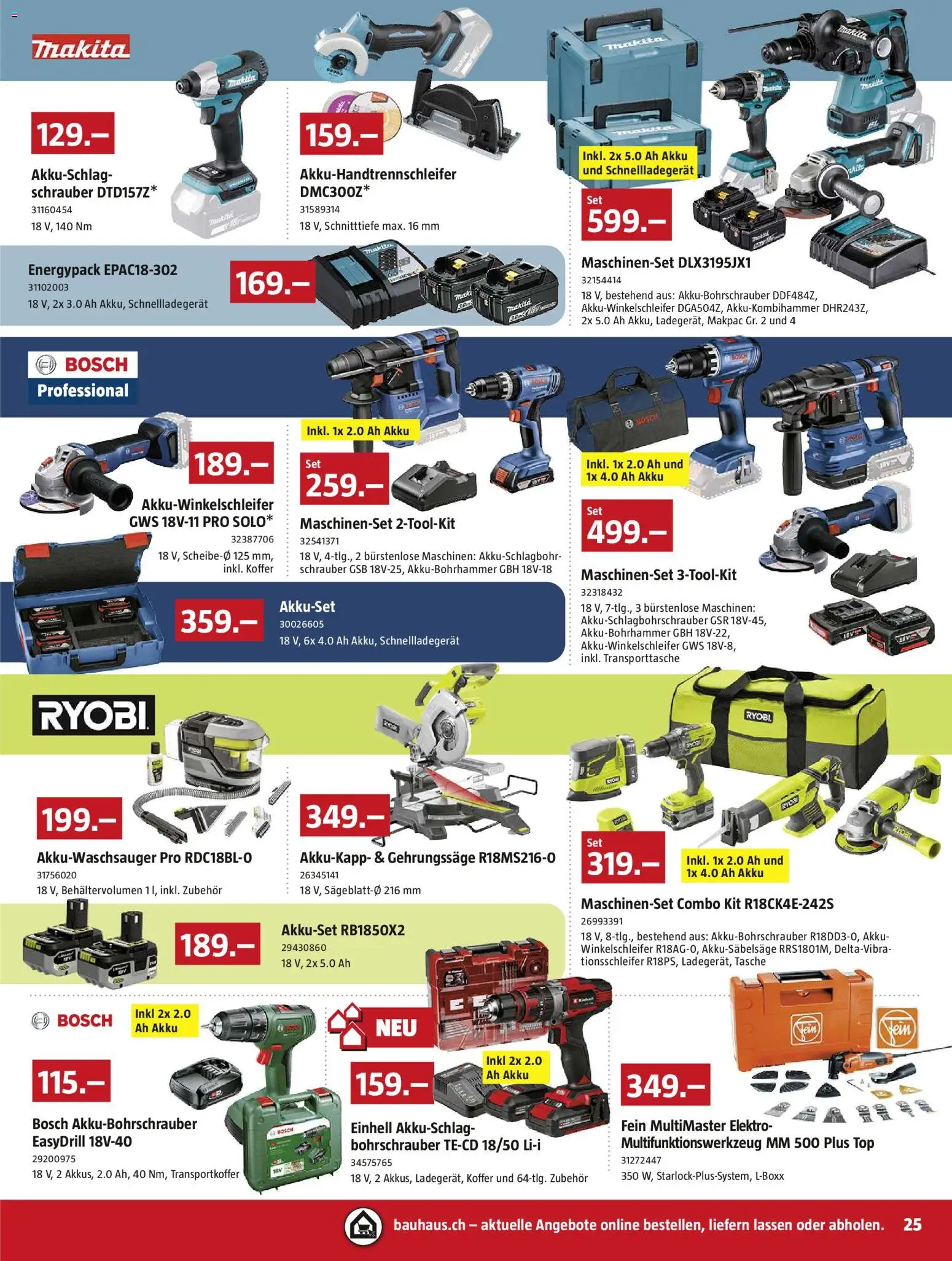 Bauhaus aktionen – gültig ab 26.10.2026 | Seite: 25 | Produkte: Koffer, Top, Tasche, Bosch