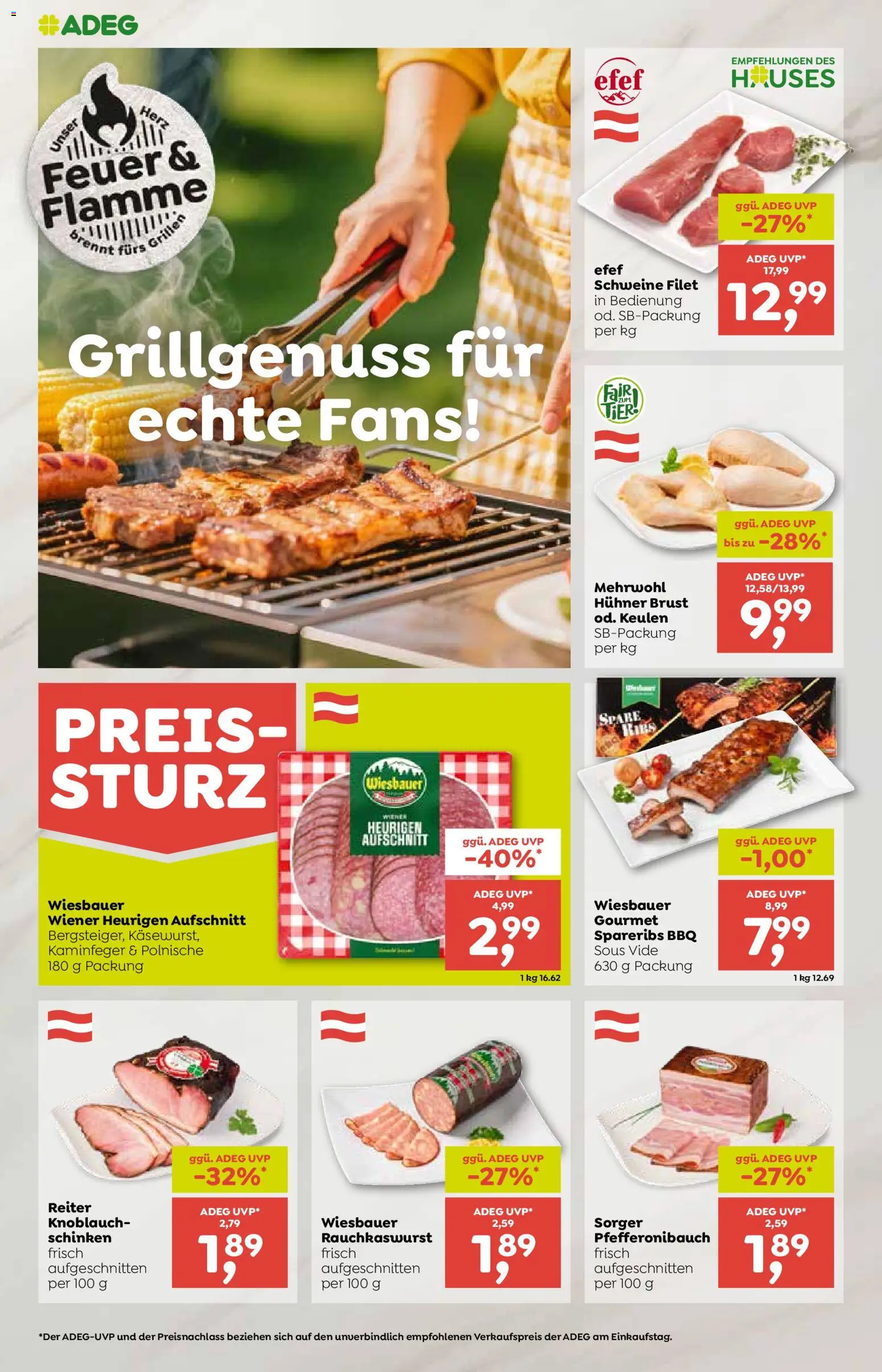 ADEG Flugblatt gültig ab 03.06.2026 | Seite: 4 | Produkte: Knoblauch, Schinken