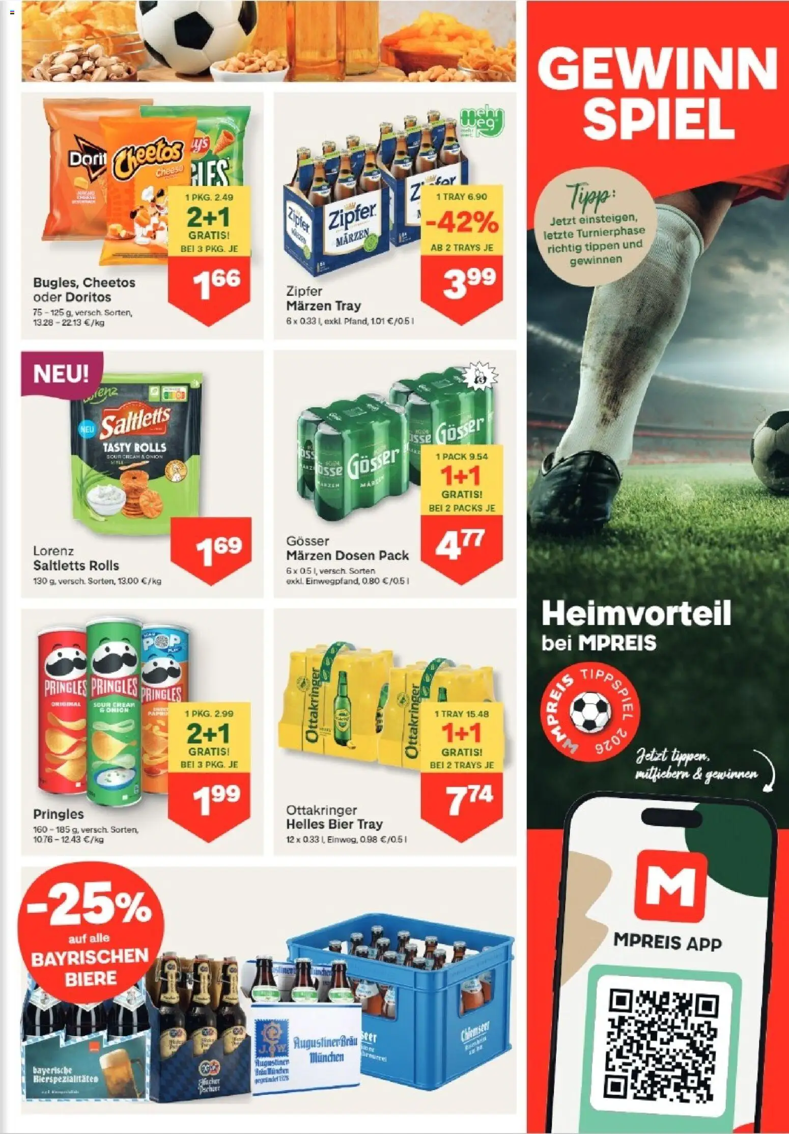MPREIS Altenmarkt im Pongau gültig ab 16.07.2026 | Seite: 9 | Produkte: Spiel, Bier