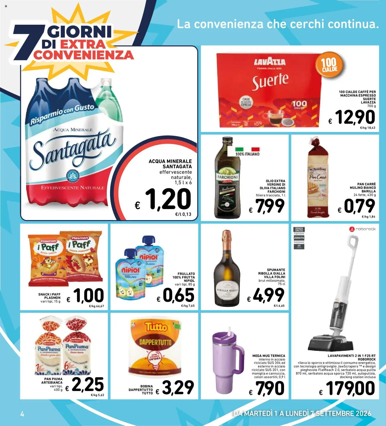 Volantino Spazio Conad del 24/08/2026 | Pagina: 31 | Prodotti: Caffè, Spumante, Lavazza, Acqua minerale