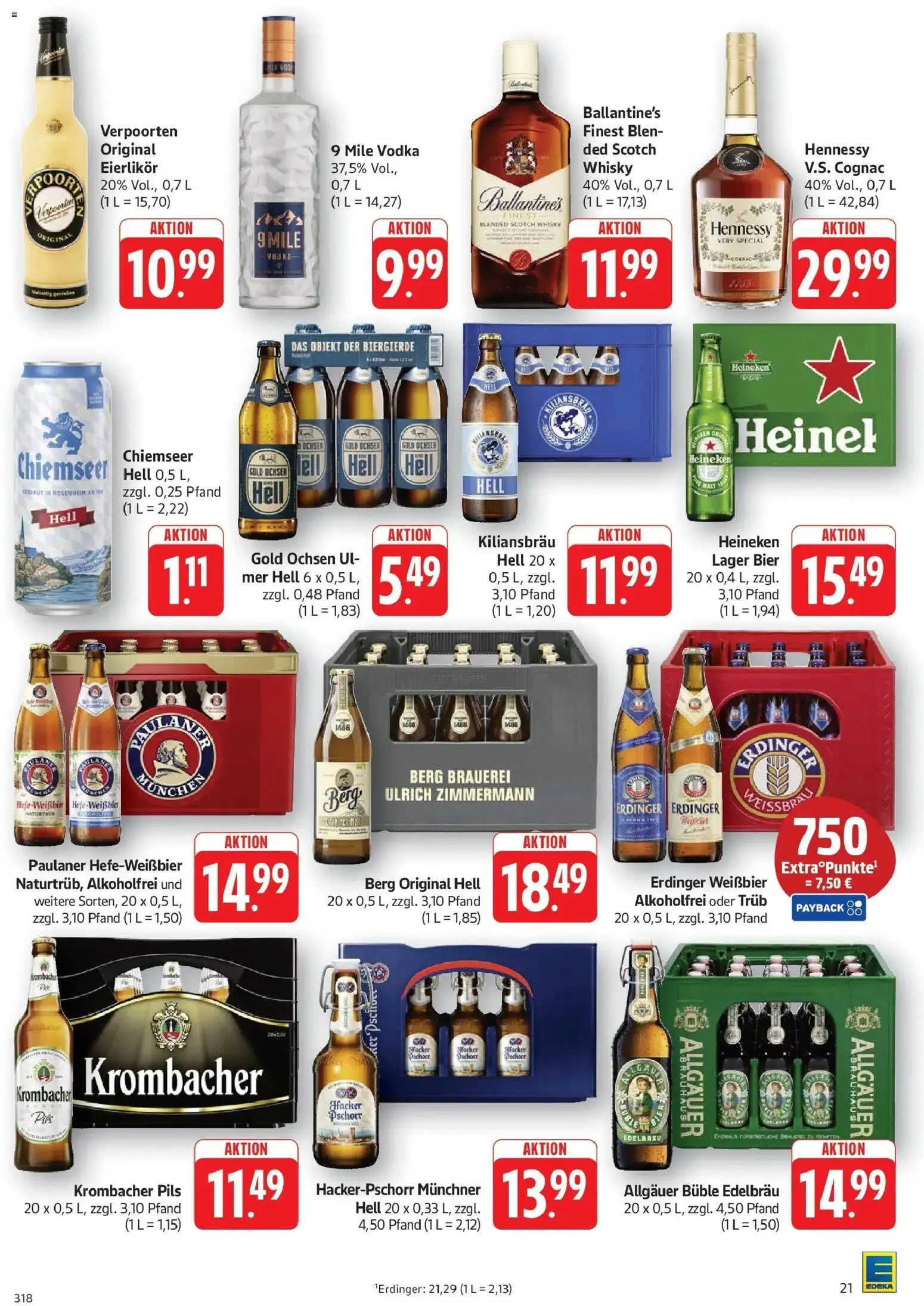 E center Prospekt Göppingen – gültig ab 17.05.2026 | Seite: 27 | Produkte: Erdinger, Bier, Heineken, Vodka