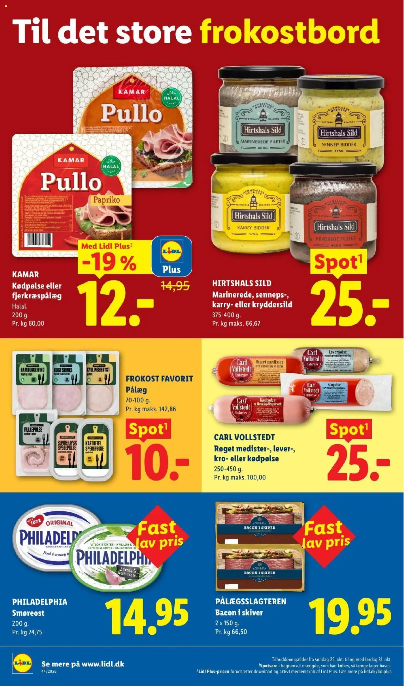 Lidl tilbudsavis – gyldig fra 25/10/2026 | Side: 7 | Produkter: Karry, Spegepølse, Rullepølse, Sild
